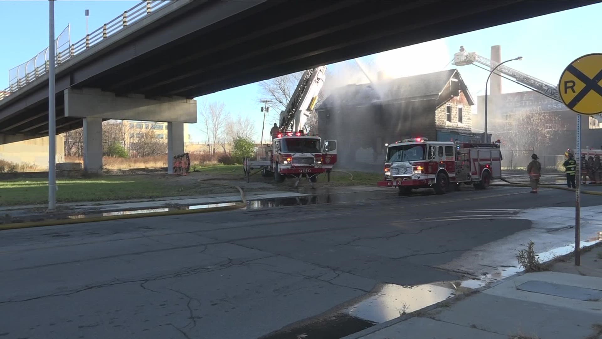 Buffalo fire officials told us they don't know the cause. but did call it *suspicious.