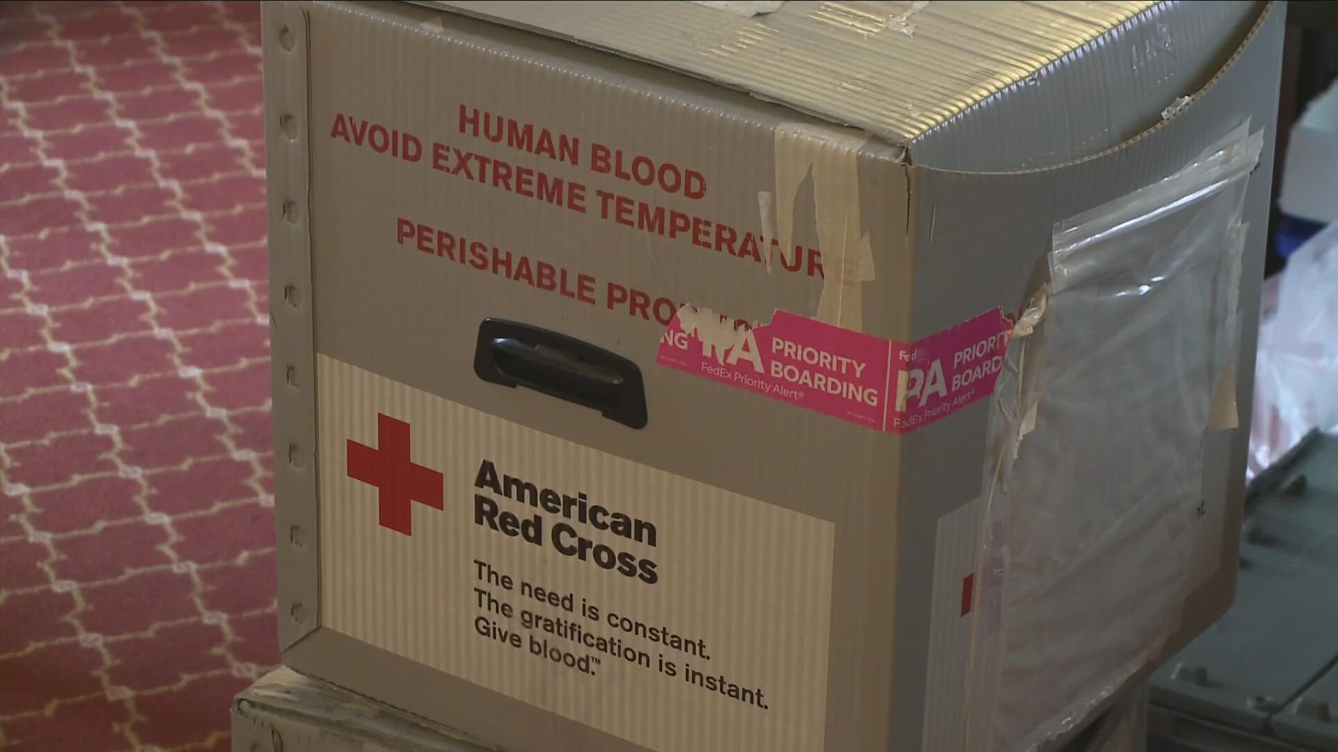 The American Red Cross is offering a $10 Amazon gift card to people who donate in February.