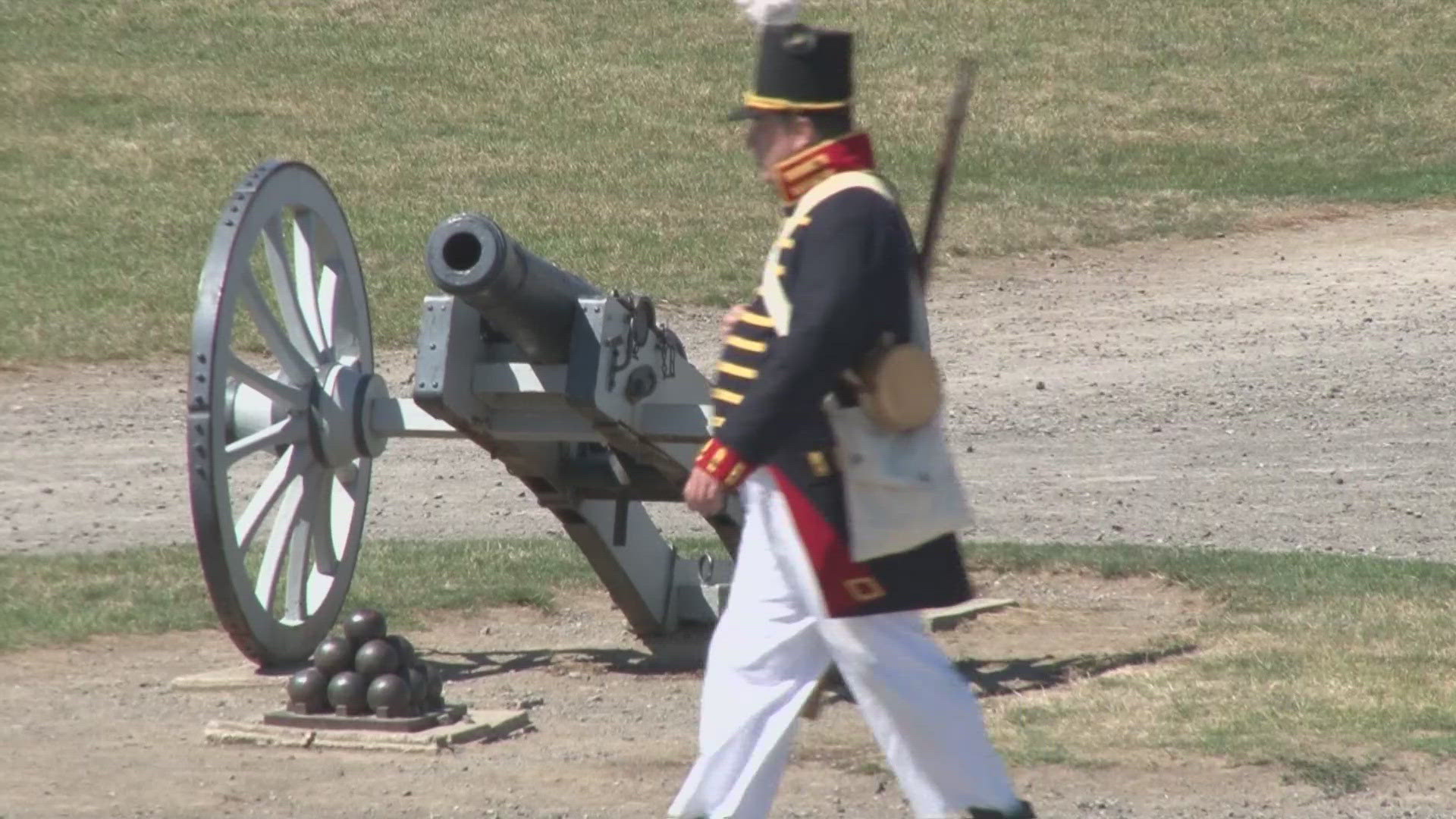 70 reenactors took part in todays display, honoring the events that took place during the War of 1812 in Youngstown. 