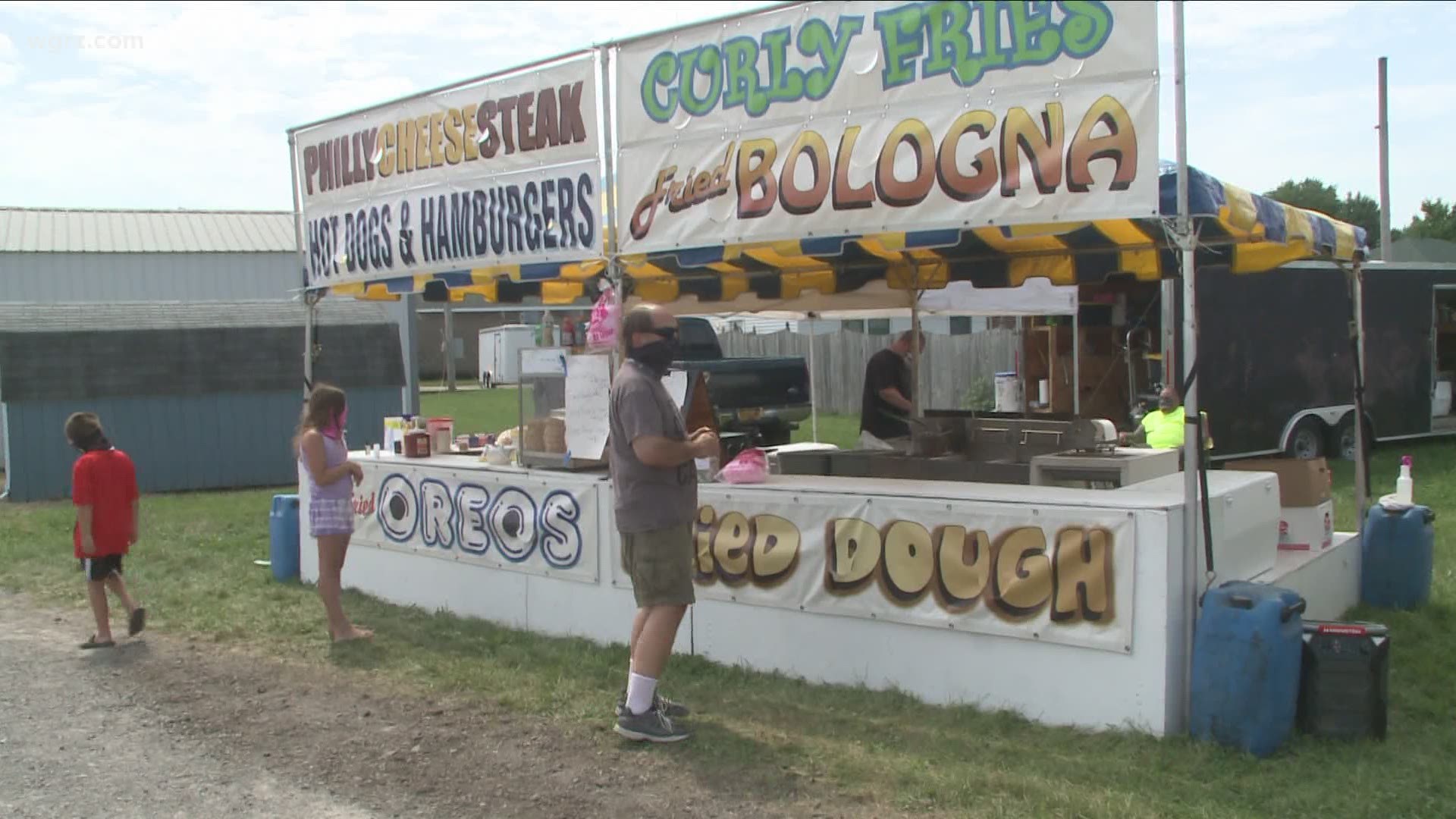 Lockport is known for its connection to the Erie Canal but today it was all about getting a bite of the fair foods that so many of us are missing out on this summer.