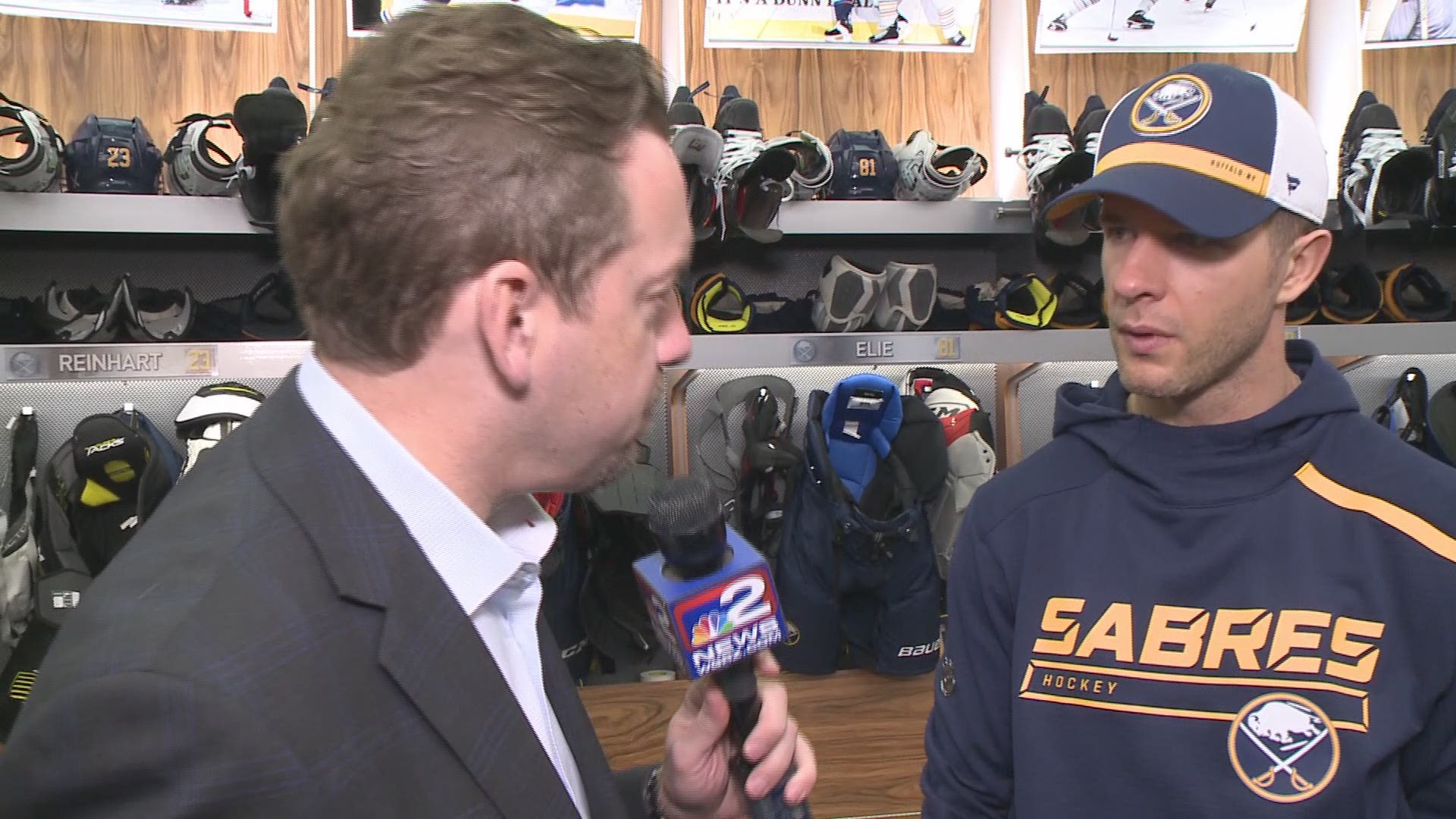 WGRZ's Adam Benigni had the chance to speak with Sabres veteran forward Jason Pominville on team success, and reaching a milestone.