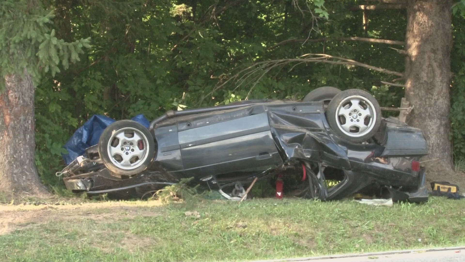 The Genesee County Sheriff's Office confirmed a fatal car crash in the Town of Alabama, involving a 1998 BMW.