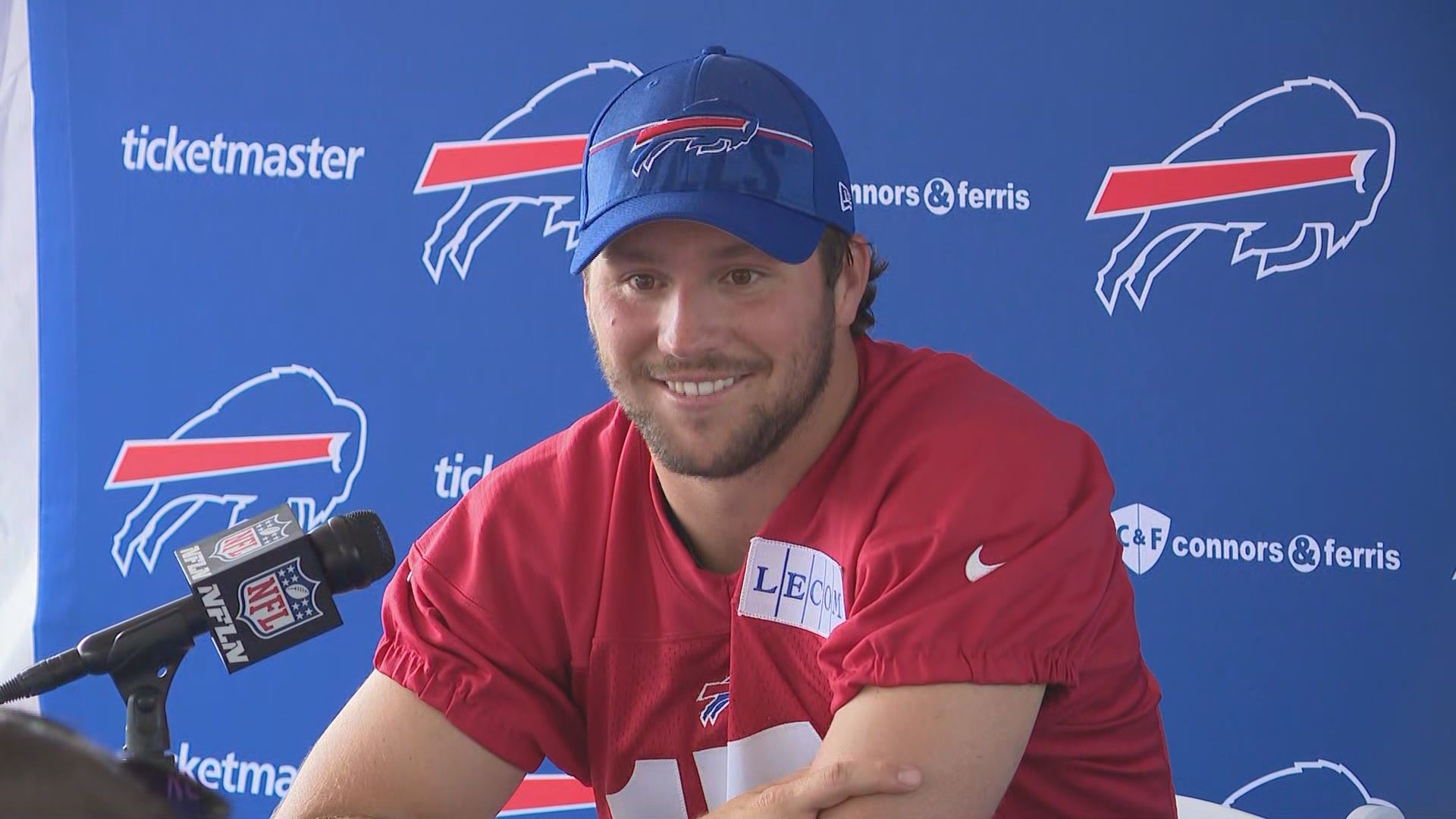 Josh Allen discusses training camp and upcoming season