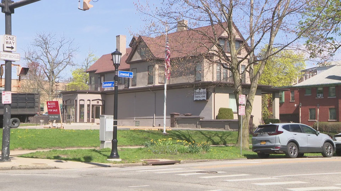 Financial transaction: Lombardo Funeral Home location listed for sale