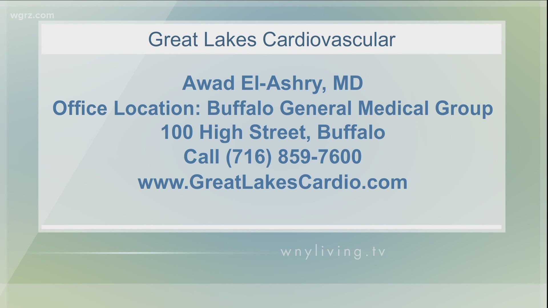 WNY Living - August 1 - General Physician, PC (THIS VIDEO IS SPONSORED BY GENERAL PHYSICIAN, PC)