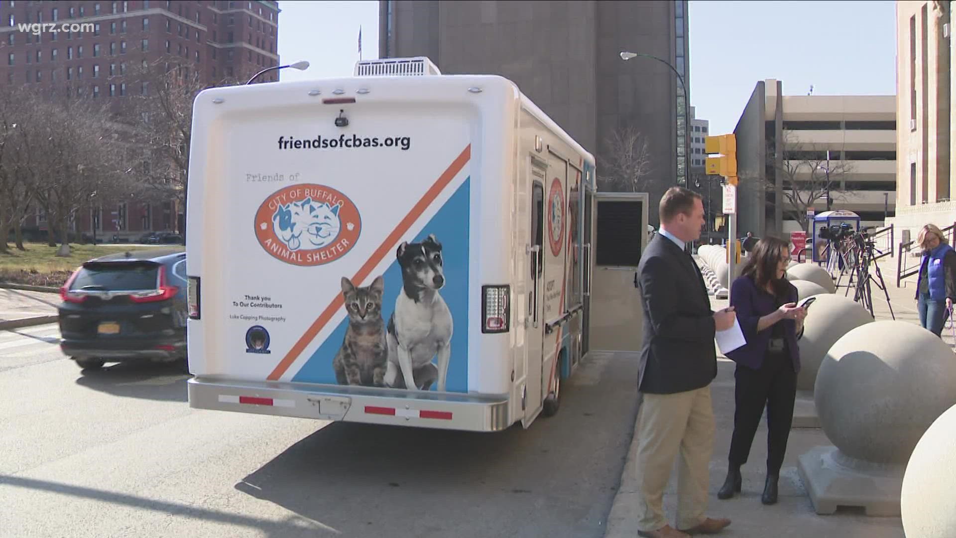 Buffalo Animal Shelter new PAWS truck debuts