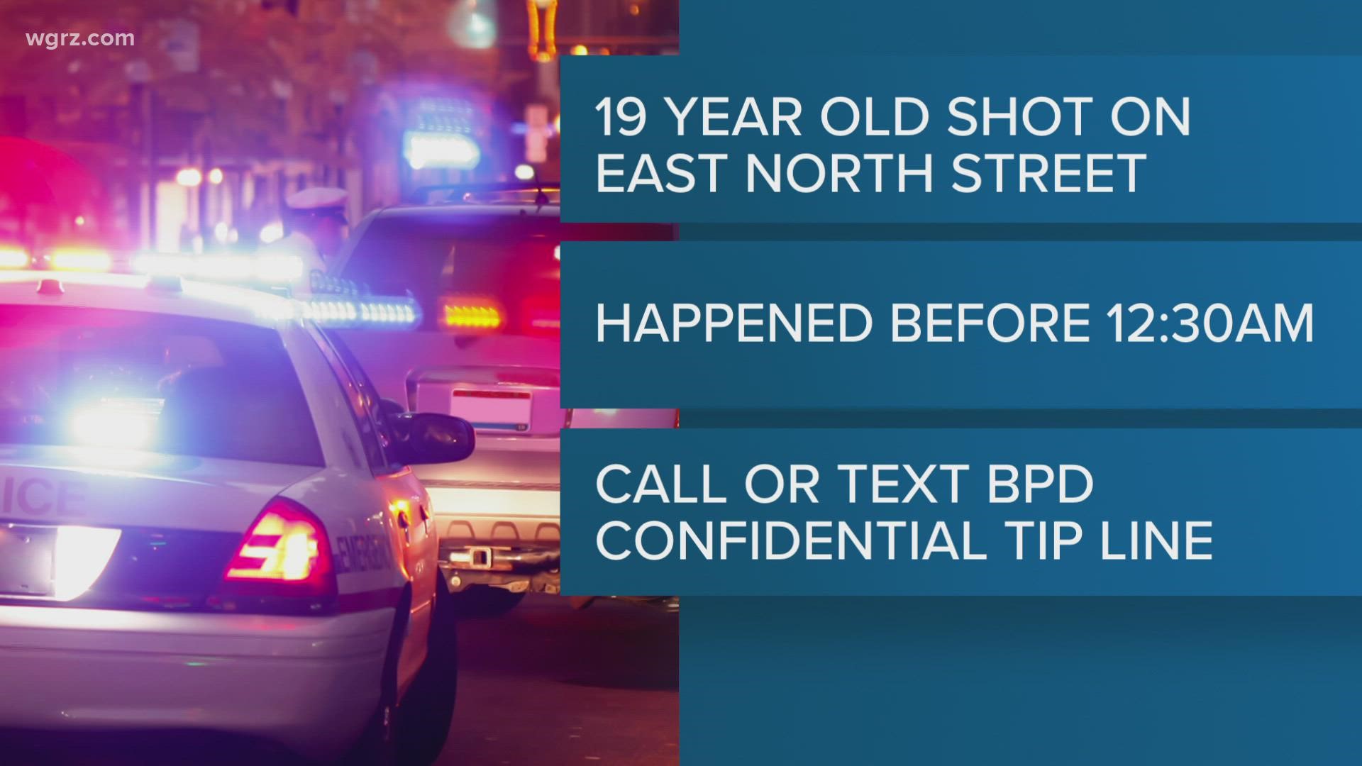 Buffalo police are investigating a shooting that happened just before 12:30 early Saturday morning on East North Street.