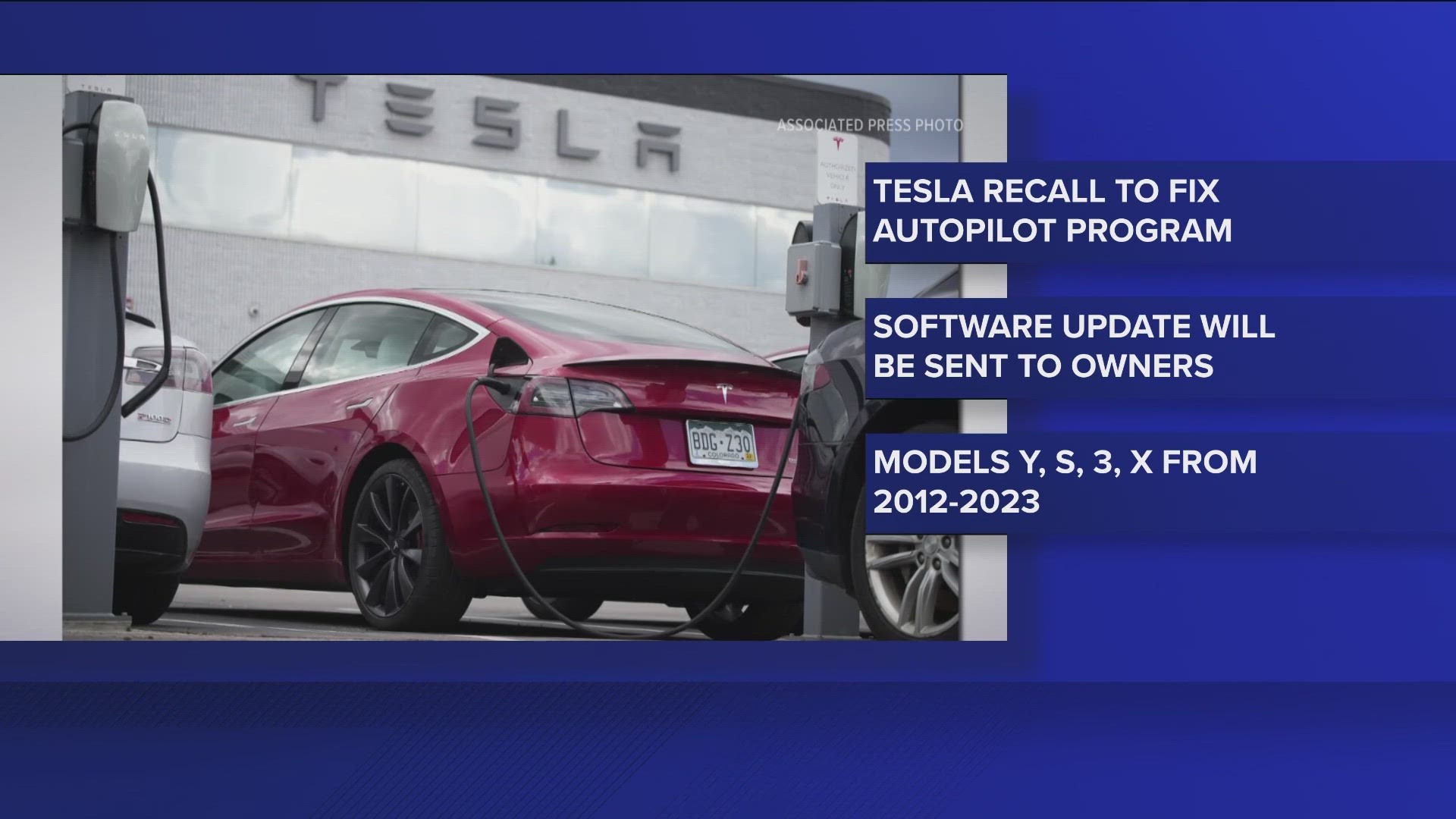 Tesla Recalling Nearly All Of Its Vehicles Sold In The U.S. | Wgrz.com