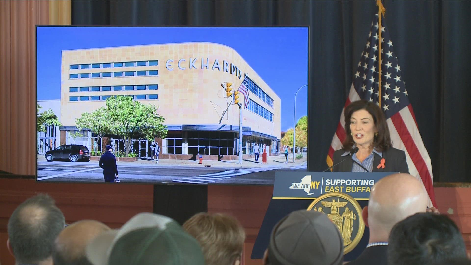 Governor Kathy Hochul to mark the six months since May 14th
