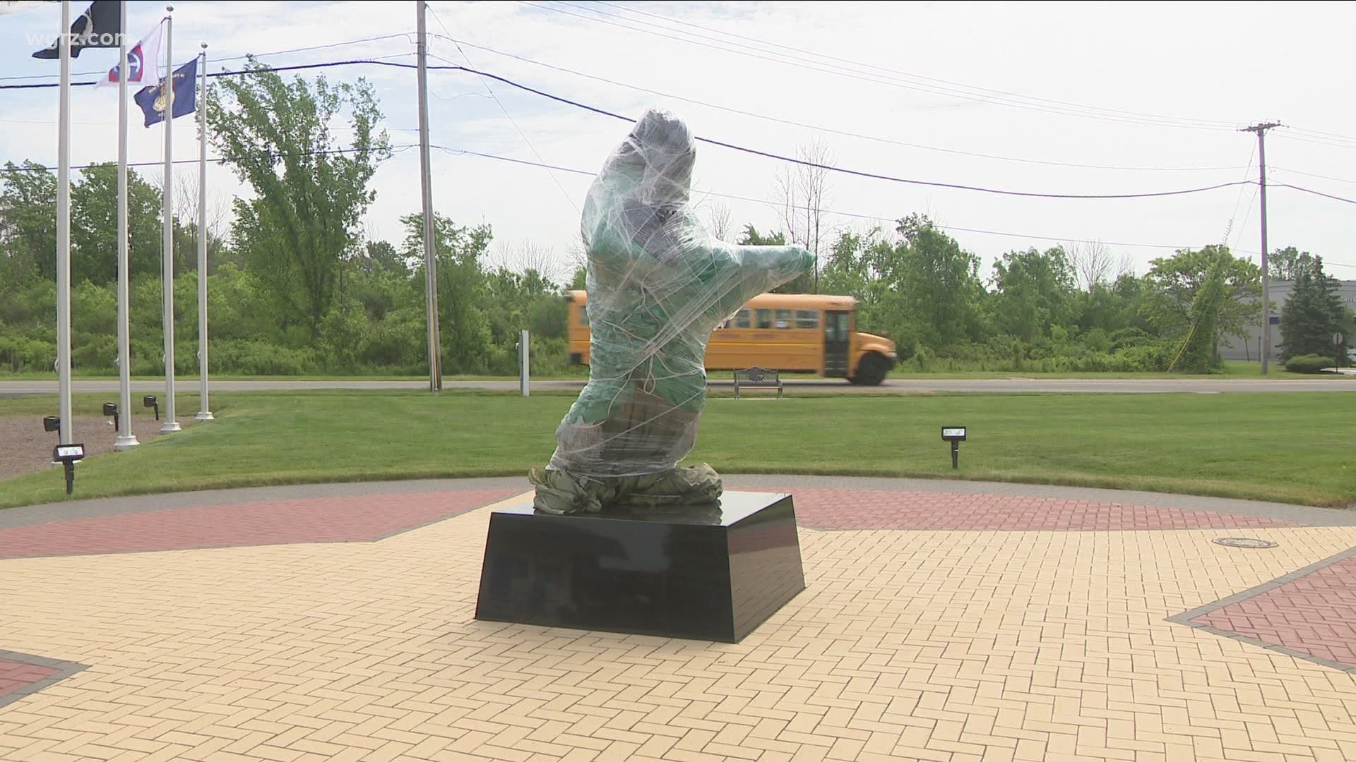 When it's unveiled Saturday, it will become the centerpiece of the memorial remembering Grand Island veterans.