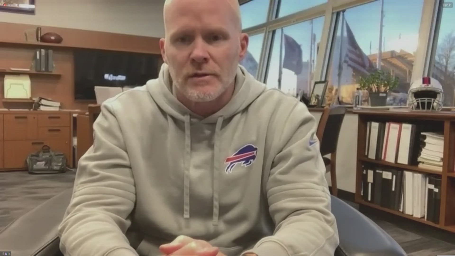 Buffalo Bills Coach Sean McDermott speaks with media on OC Ken Dorsey firing, and upcoming game against the NY Jets - 11/14/23