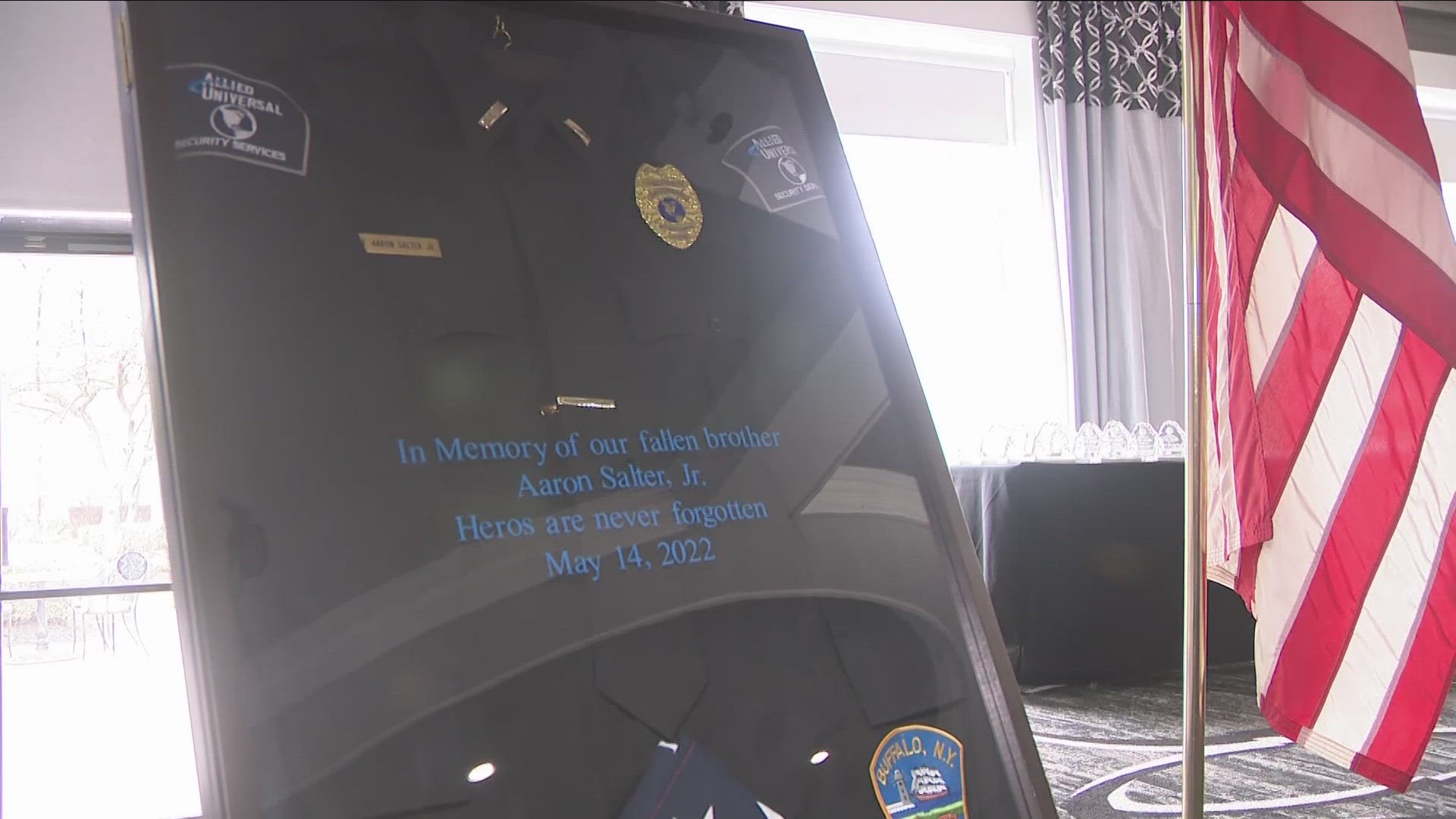 The 100 Club of Buffalo honored 30 local heroes.  The annual awards dinner was started to support family members of those killed in the line of duty.