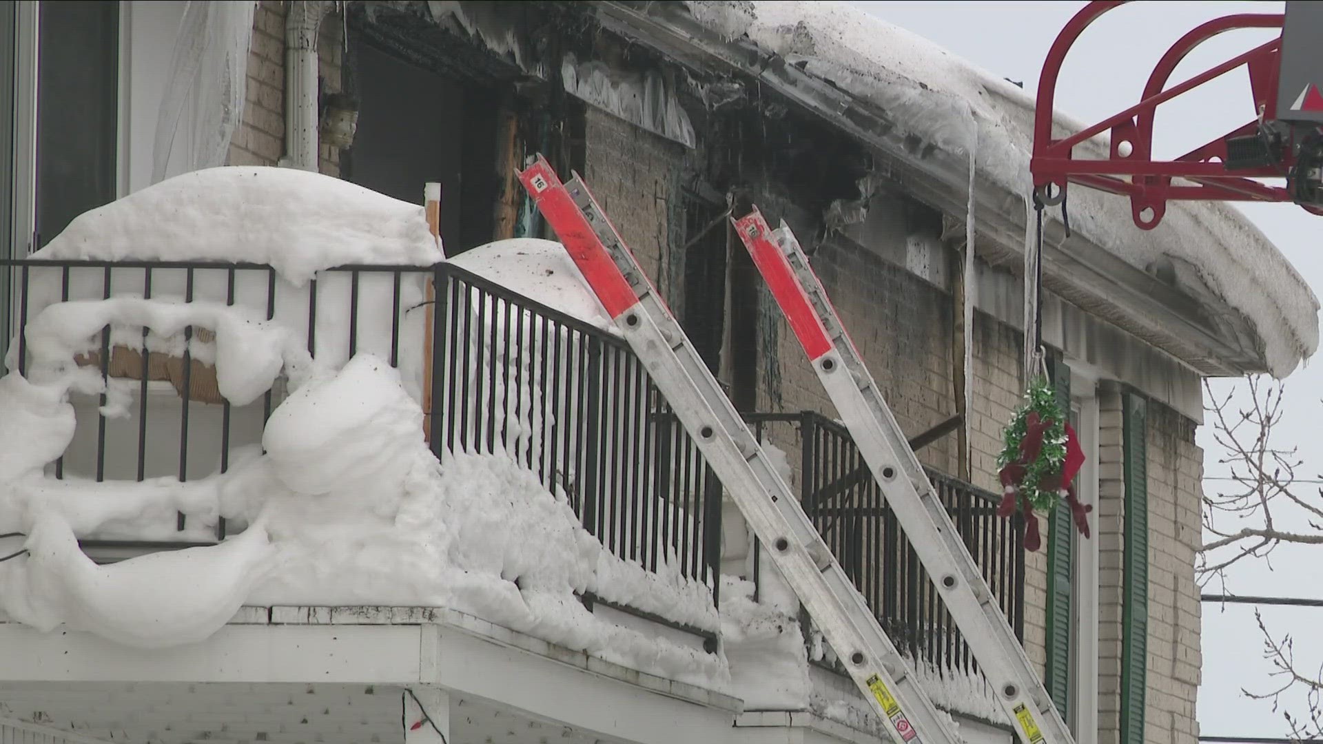 The American Red Cross is assisting over 40 people after an apartment fire.