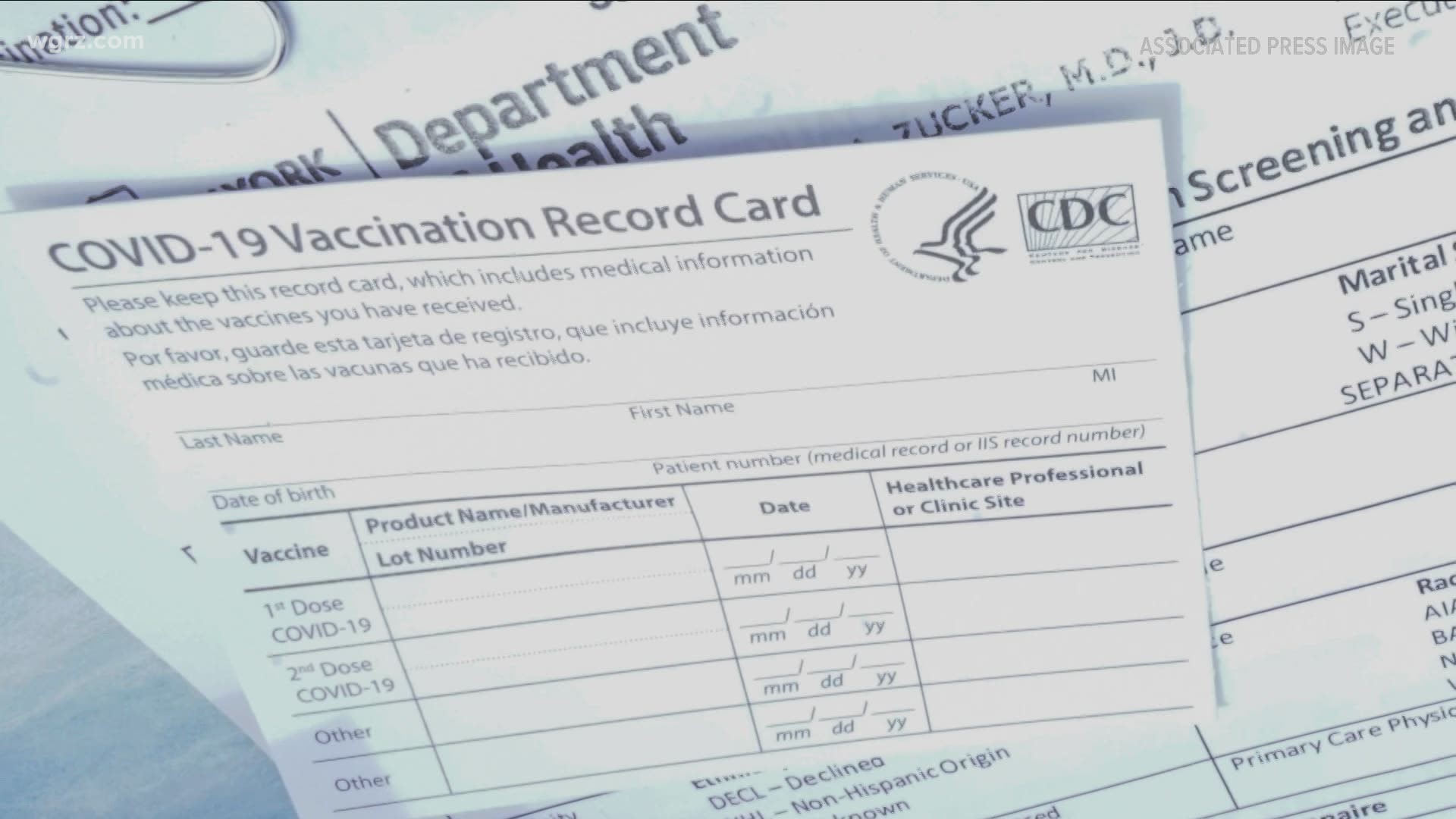 We verify questions you have of the Vaccine cards.