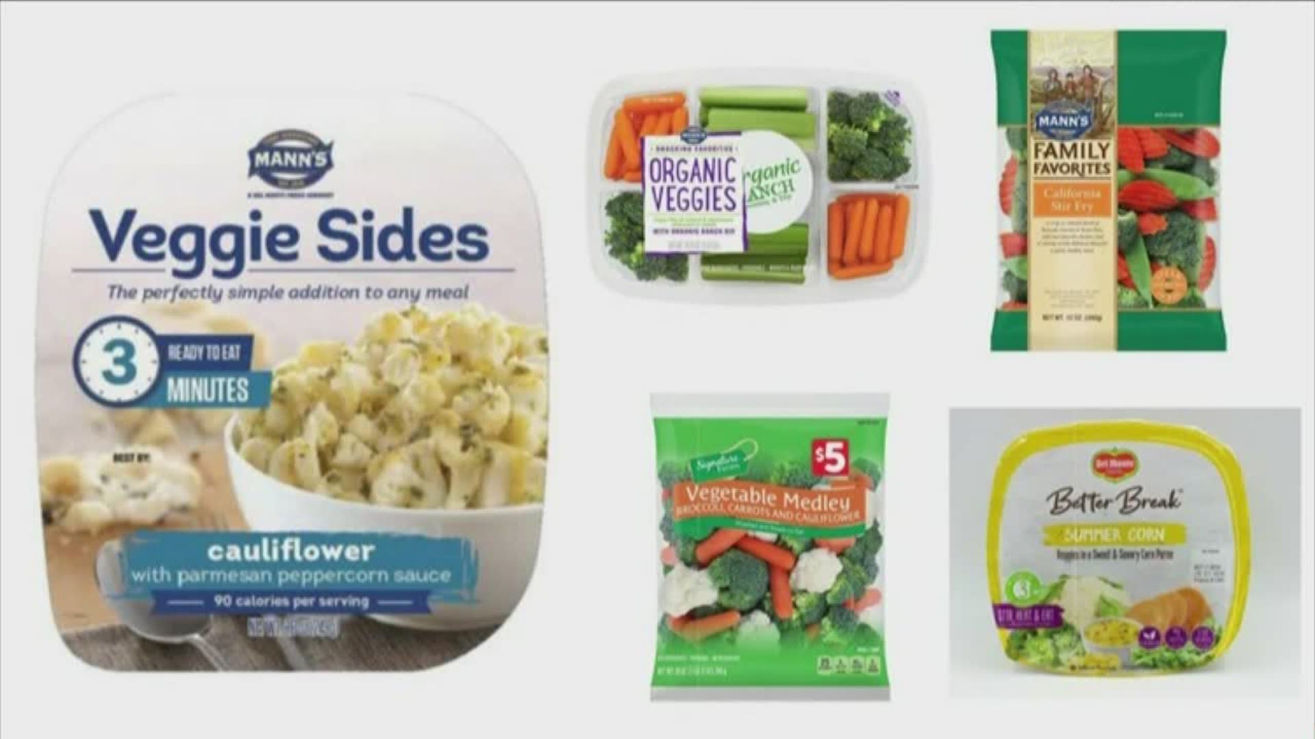 More than 100 vegetable products recalled