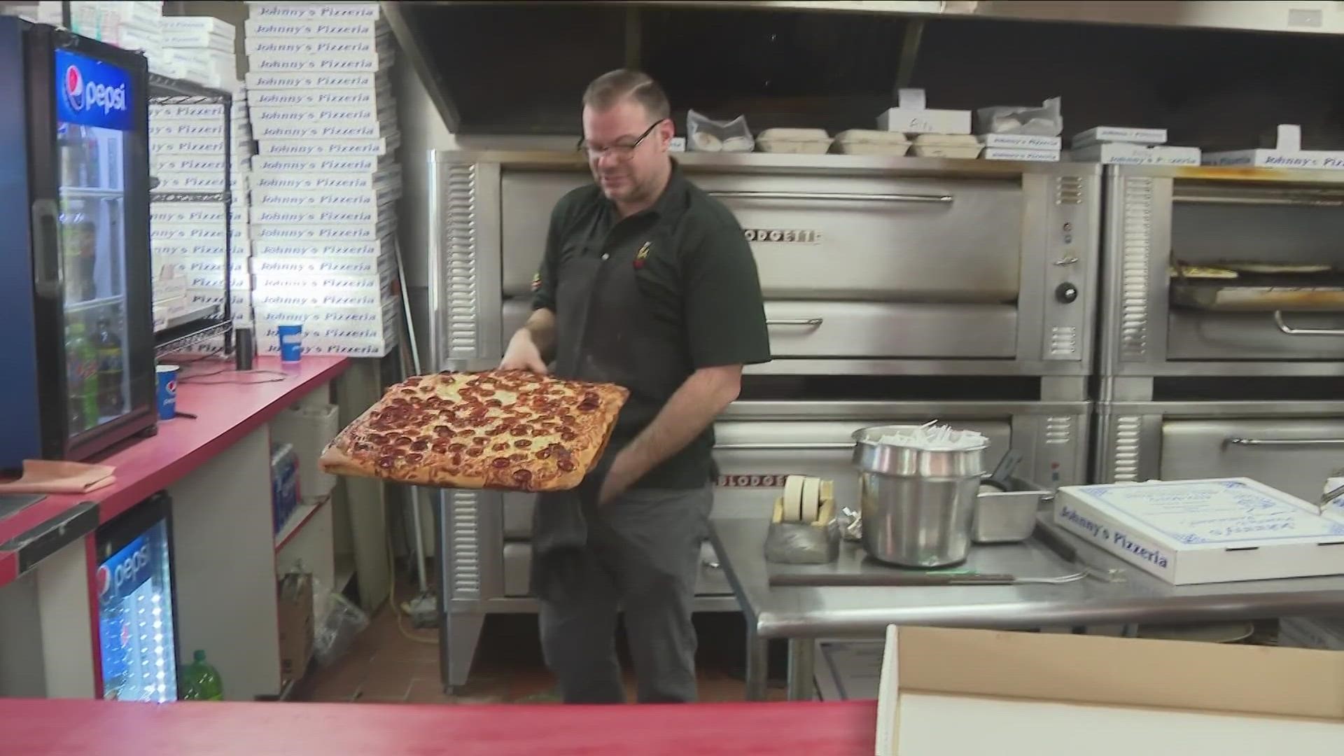 2 On Your Side stopped by Johnny's Pizzeria on Union Road in Cheektowaga as they were in the middle of filling hundreds of orders of pizzas and wings.