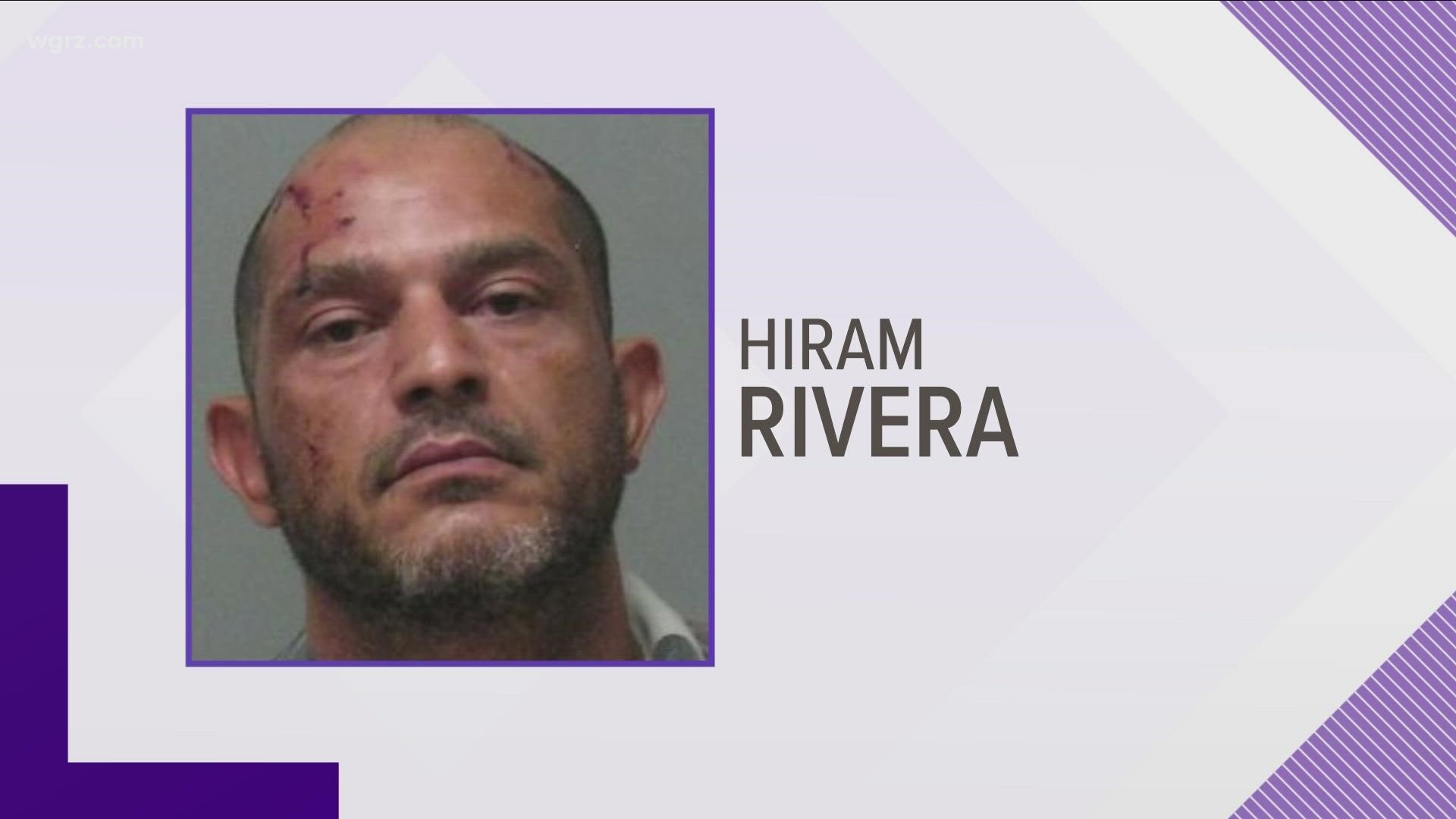 Prosecutors say Hiram Rivera, 44, abducted a woman from her home last June in the Village of Silver Creek and led New York State Police on a chase.