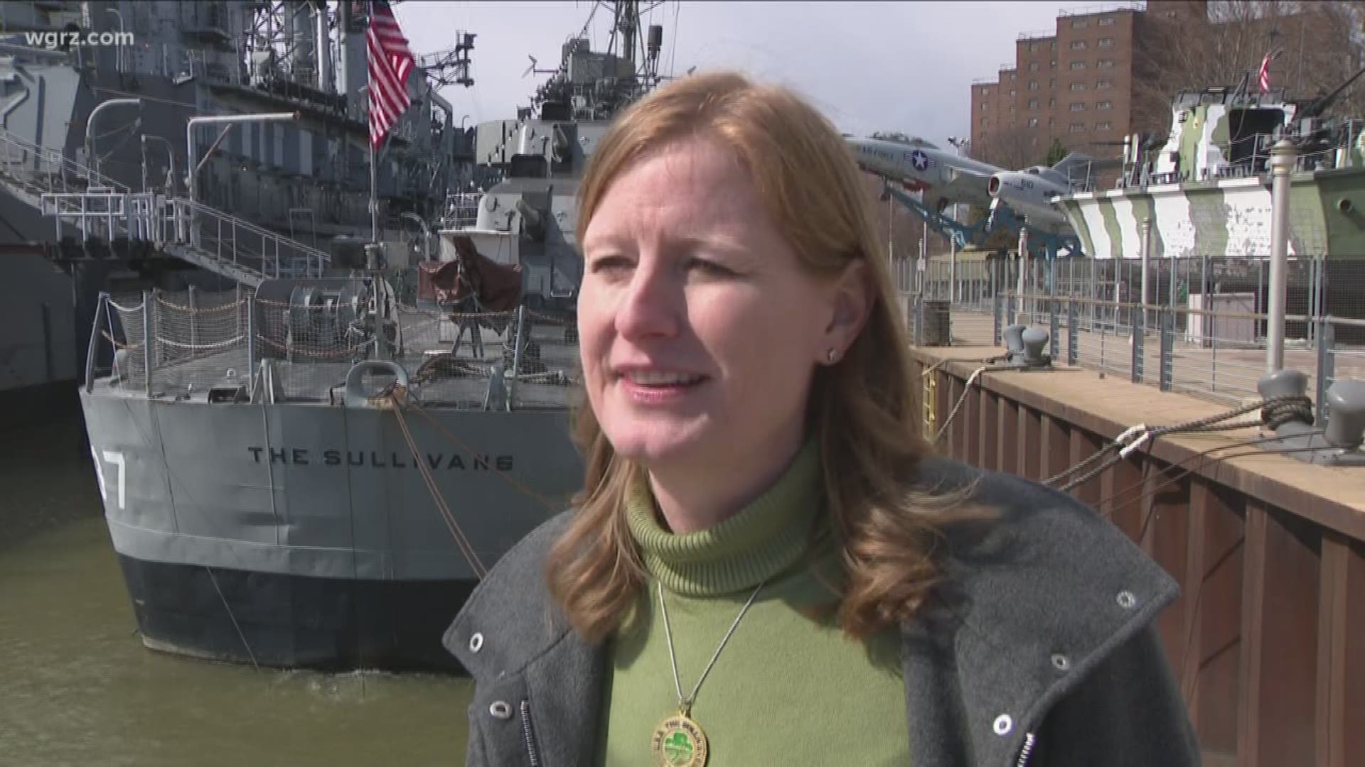 Kelly Sullivan from Iowa is the granddaughter of Albert Sullivan and she's hoping to raise money to repair the USS the Sullivans.
