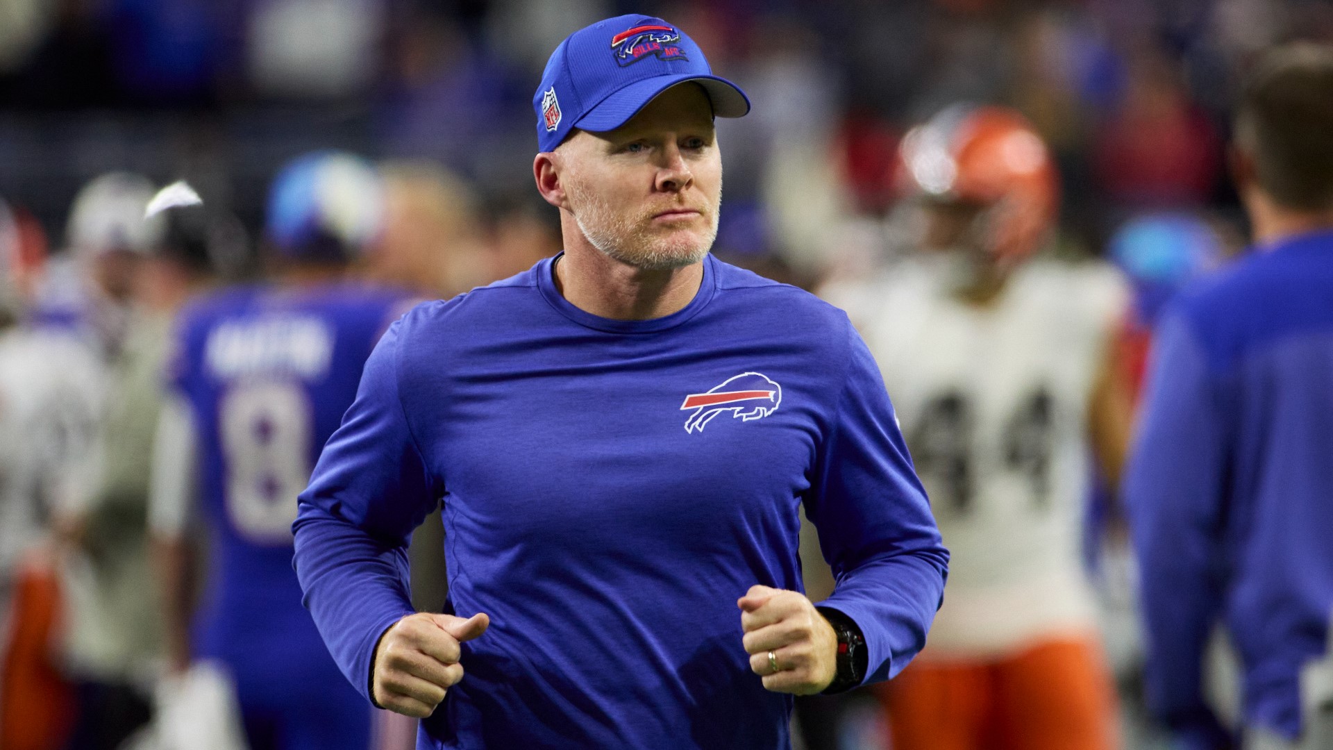 Bills coach Sean McDermott screams at refs and Twitter loves it