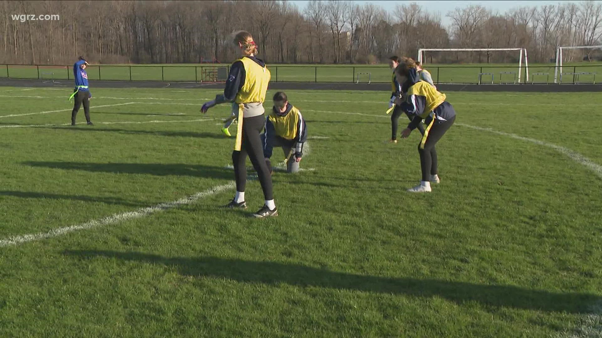We are highlighting the girls who just want to play football. Girls flag football is now making its debut to local high schools in Western New York.