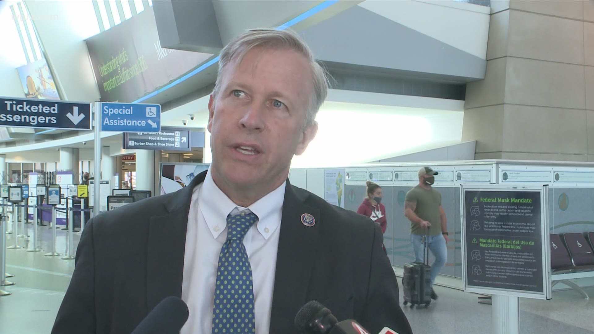 Even though his district is closer to the northern border, Congressman Chris Jacobs is traveling to the southern border and is joining former president Trump.