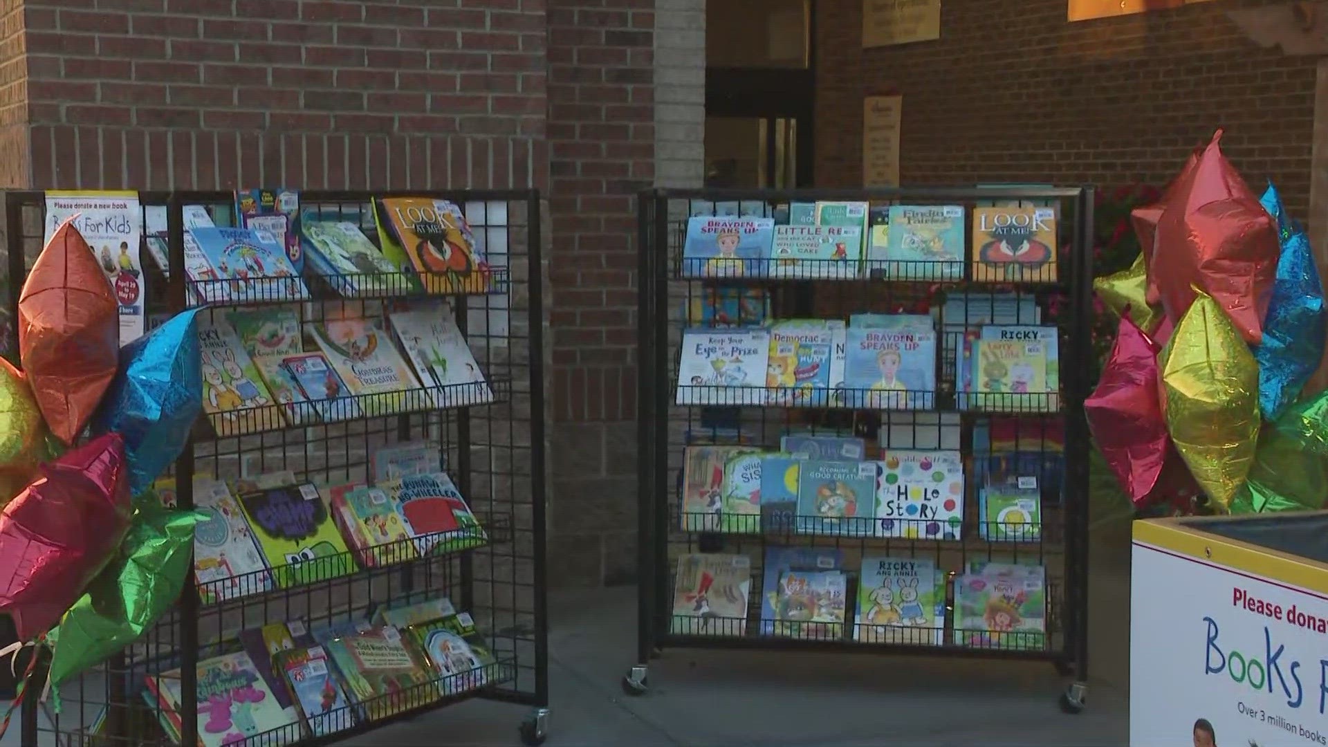 People can drop of books at various locations, including Wegmans.