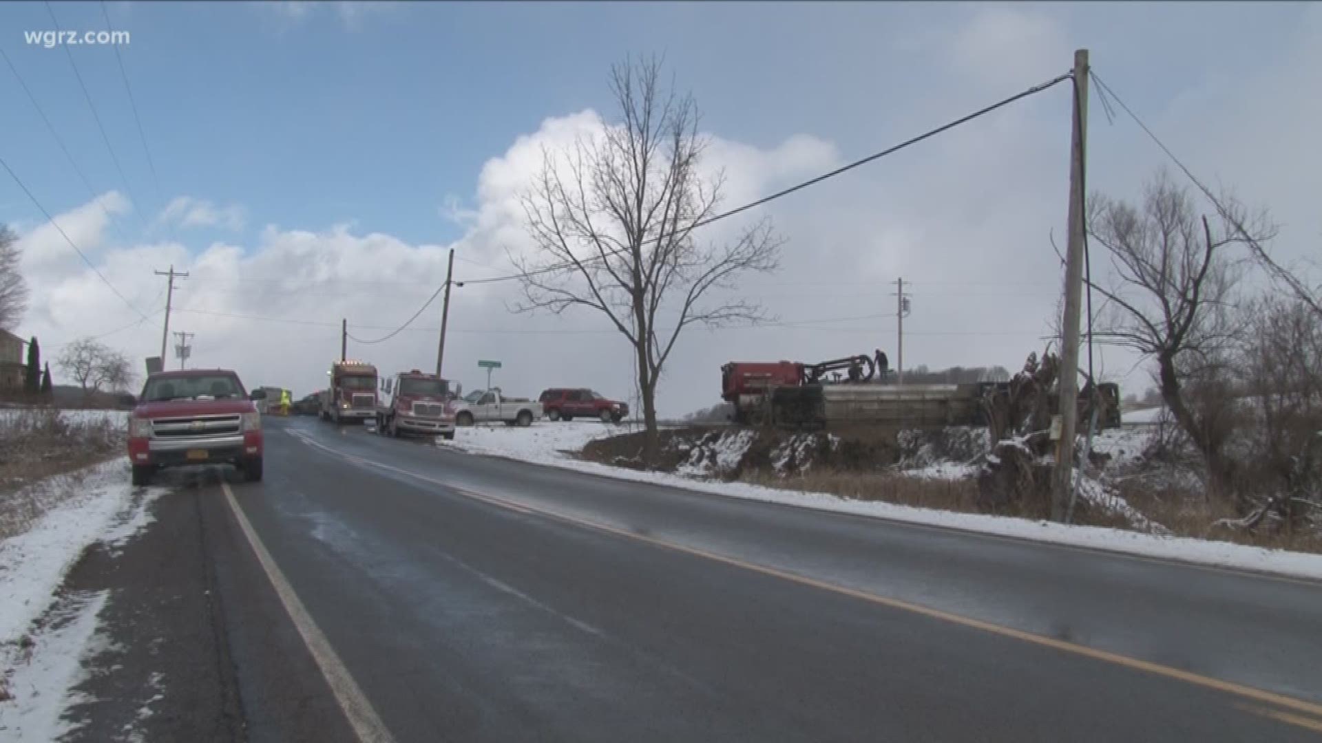 Manure Truck Dumps Its Load In Wyoming Co.