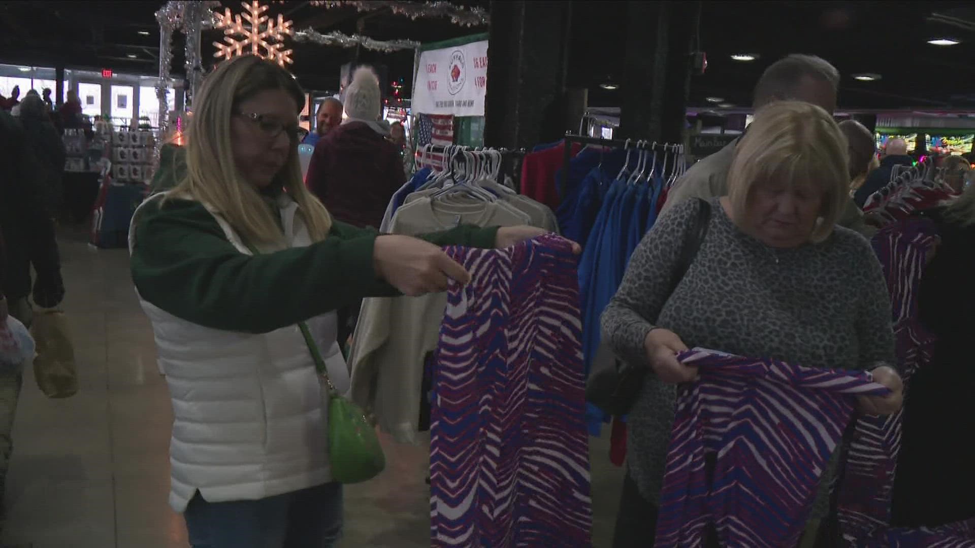 Local vendors displayed and sold their Buffalo inspired wares at the 2 dday event at Riverworks, in Buffalo.