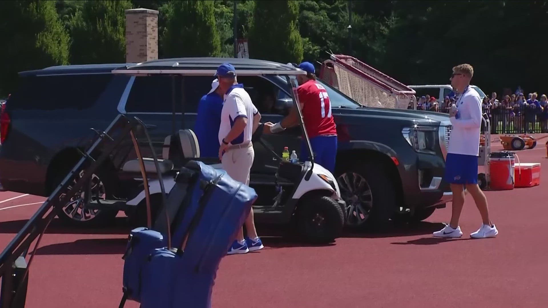 Kim Pegula at training camp