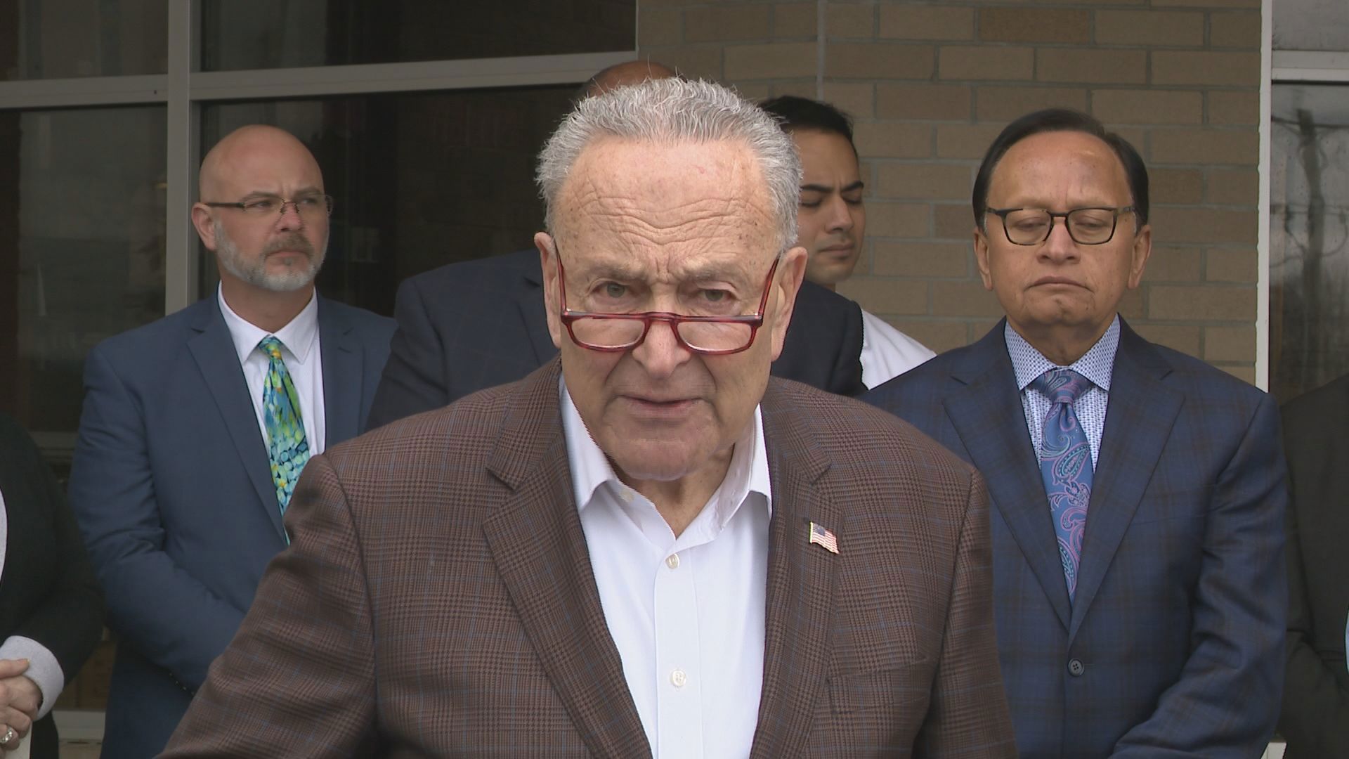 Sen. Chuck Schumer (NY-D) says he is furious at Sumitomo for no notice in closing the Tonawanda plant and for not treating workers right.