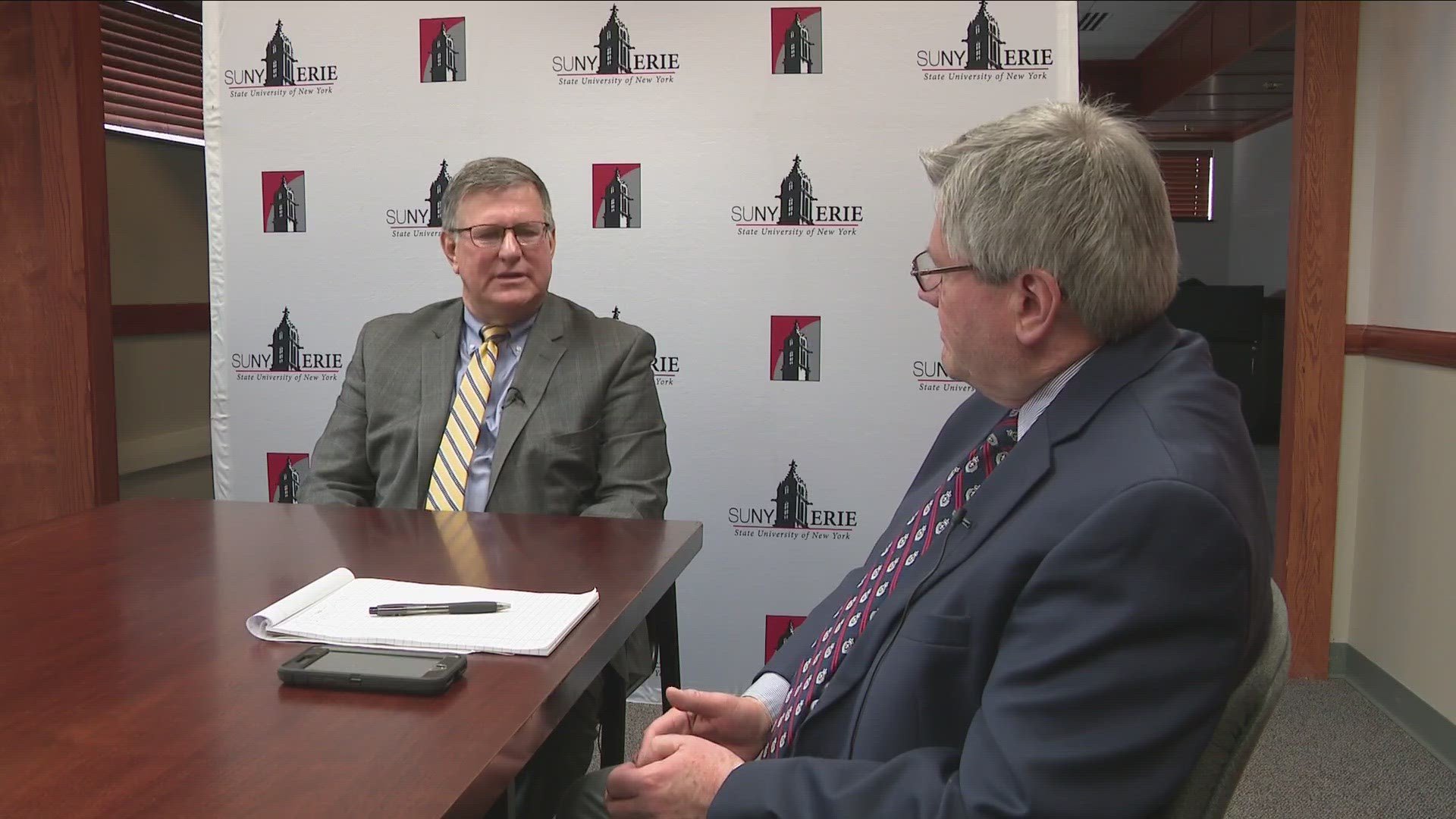 Channel 2's Ron Plants sat down today with the Chairman of the Board of Trustees to see where things stand and plans for the future with a new college president...