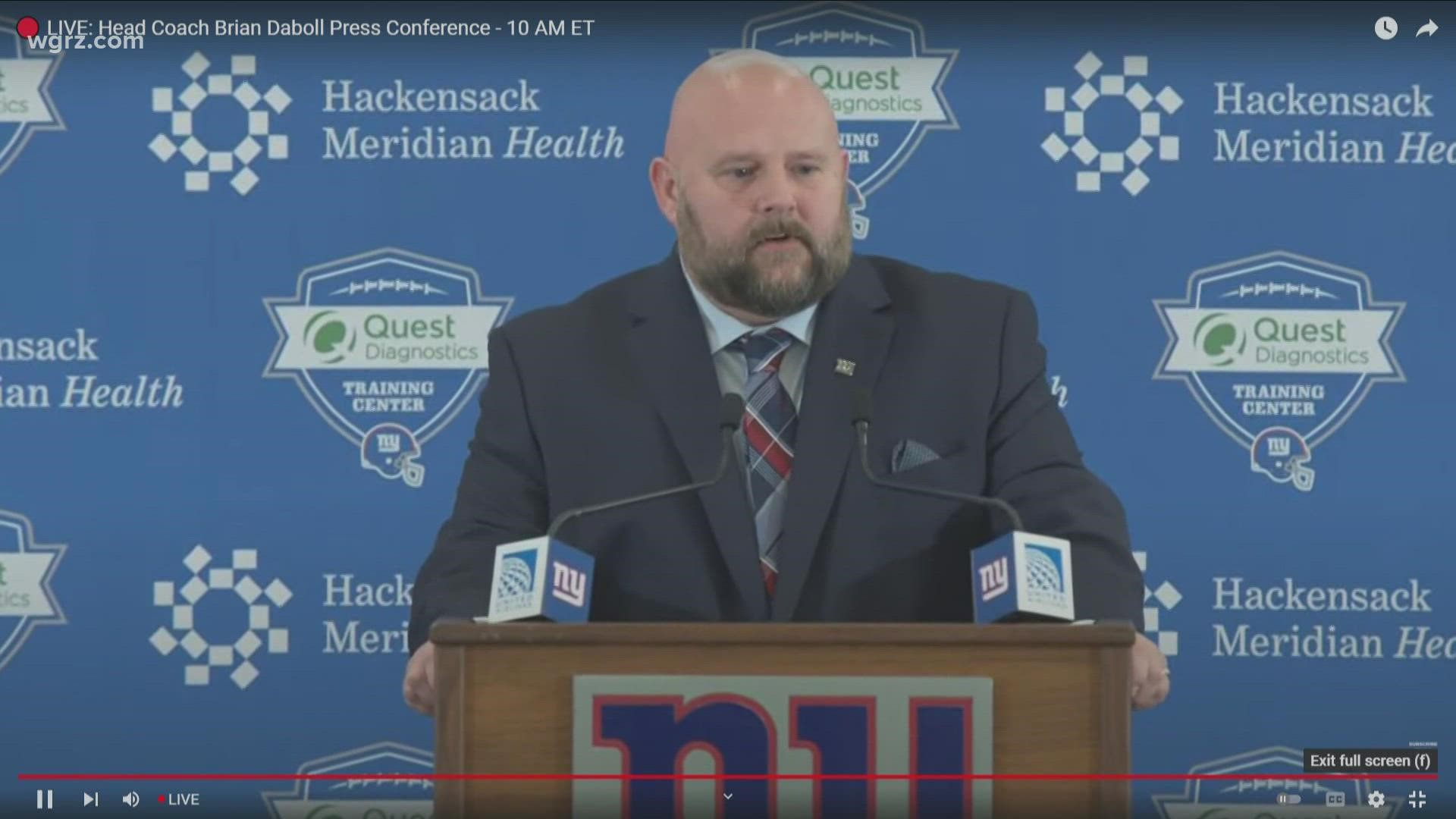 Bills OC Brian Daboll hired as new Giants head coach