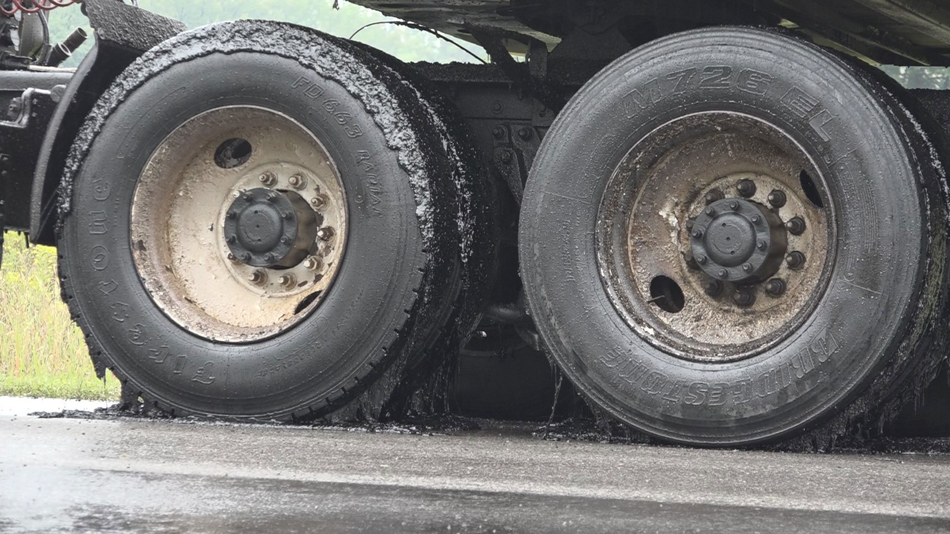Too sticky to drive: Route 262 closed after road treatment fails