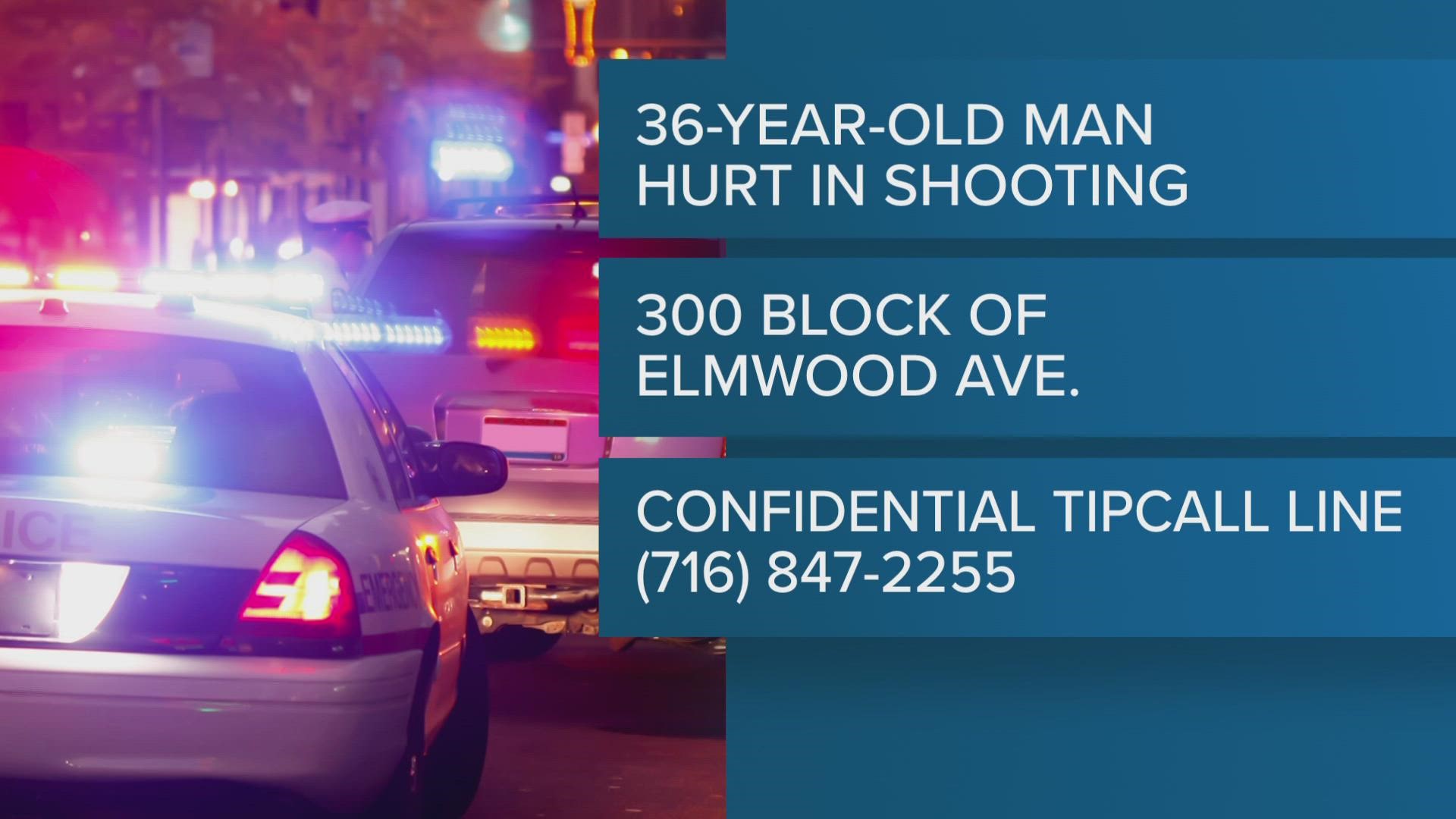 Man hurt in Elmwood Ave shooting