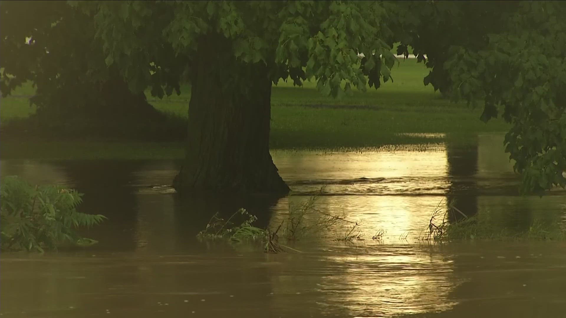 There's also a lot of cleanup much closer to home -- in the Fingerlakes region.
This was the scene this weekend in Ontario County.