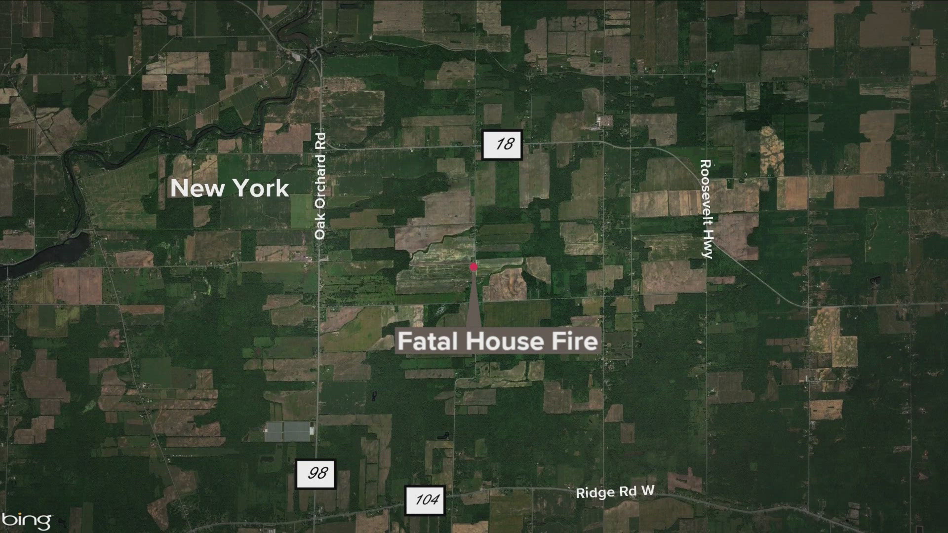 1 dead in Town of Carlton house fire on Sawyer Road