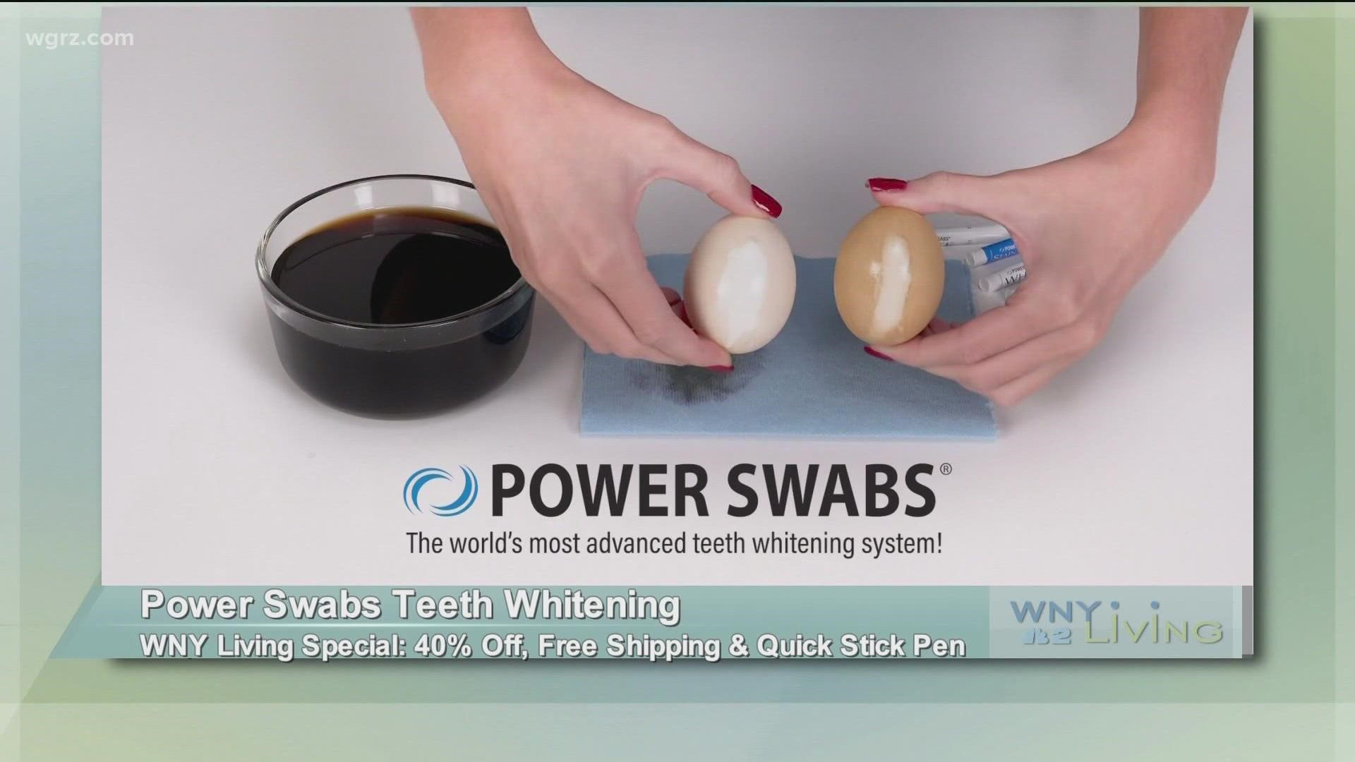 WNY Living - September 18 - Power Swabs Teeth Whitening (THIS VIDEO IS SPONSORED BY POWER SWABS TEETH WHITENING)