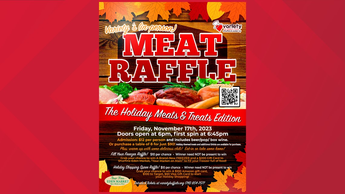 Holiday Meat Raffle to benefit Variety Children's Charity