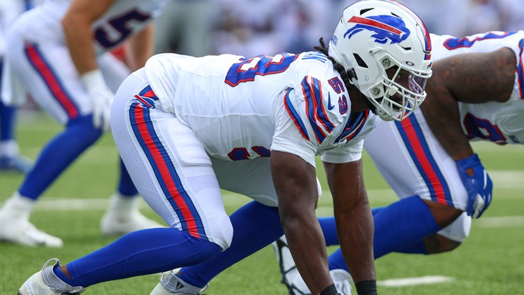 Buffalo Bills defensive lineman Kingsley Jonathan