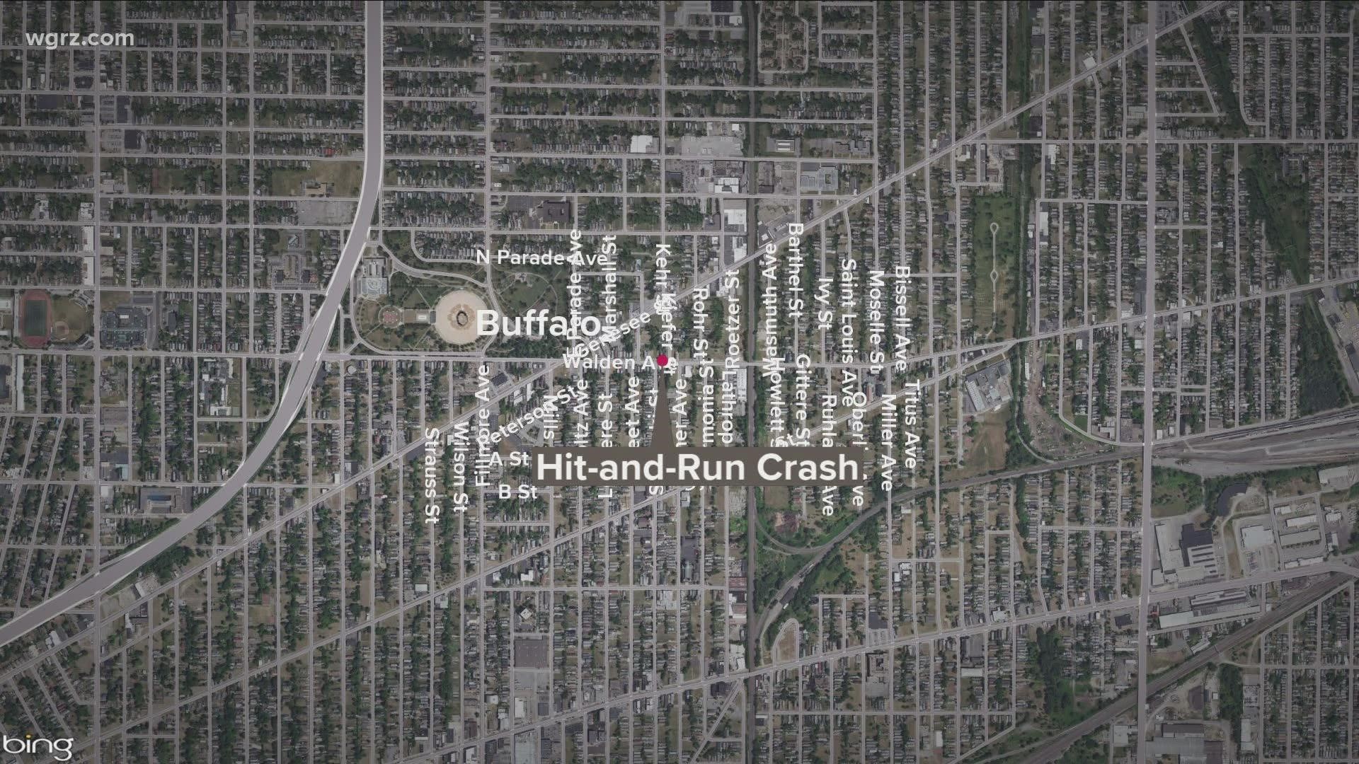 49-year-old woman has died after a hit and run crash on Walden Avenue just east of Genesee Street...