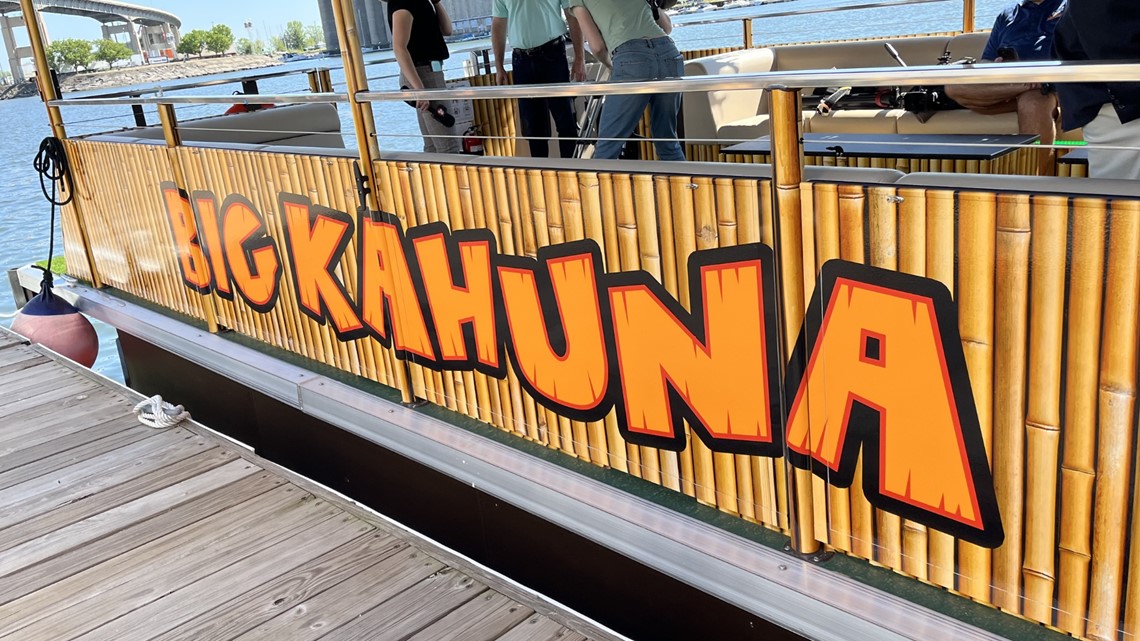 Big Kahuna boat at Canalside