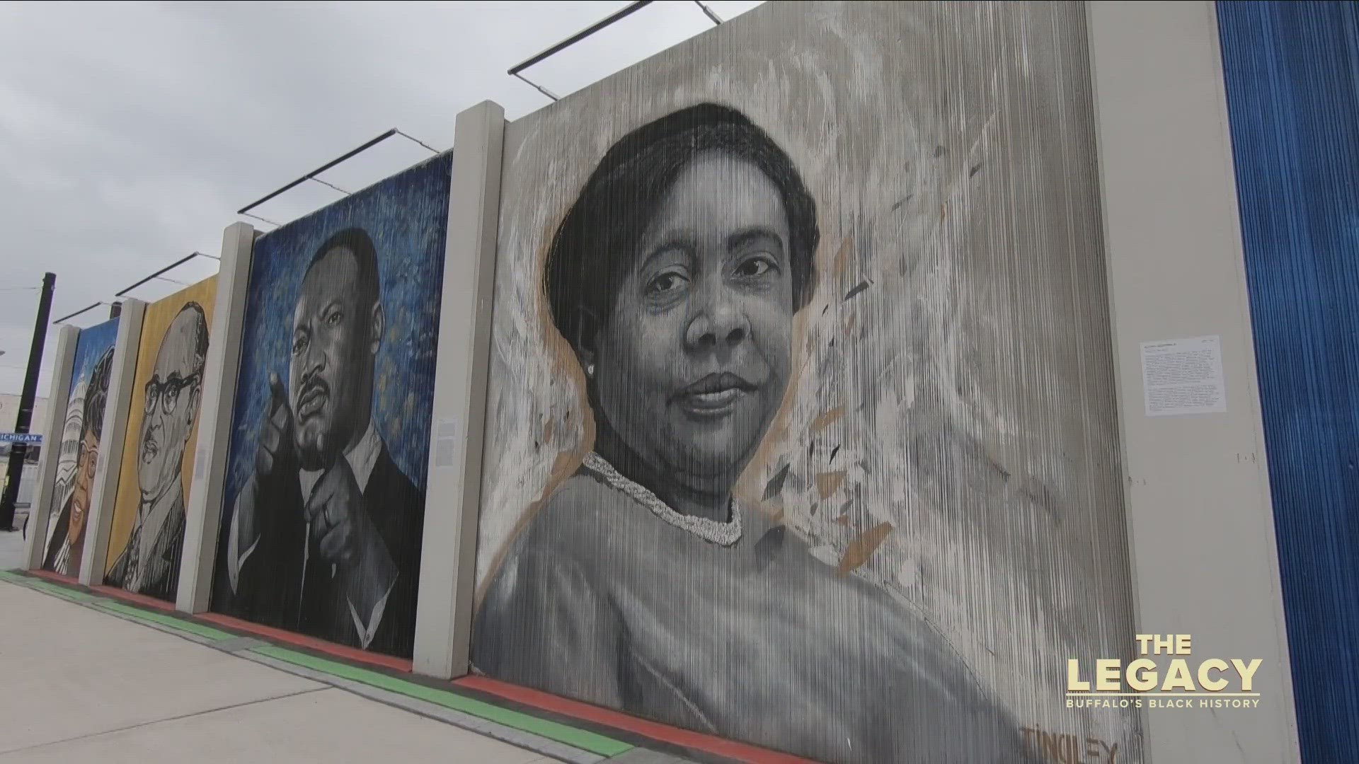 The Freedom Wall celebrates Black history, not just national figures, but pioneers in Buffalo.