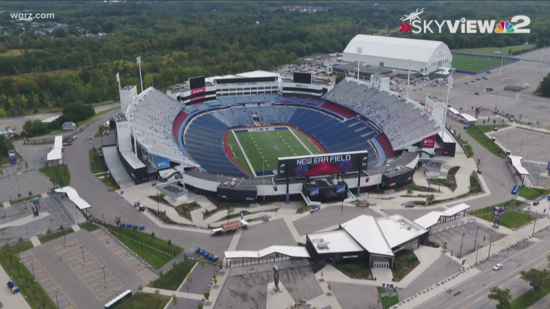The Buffalo Bills appear to be laying the groundwork for a new stadium in Western New York.