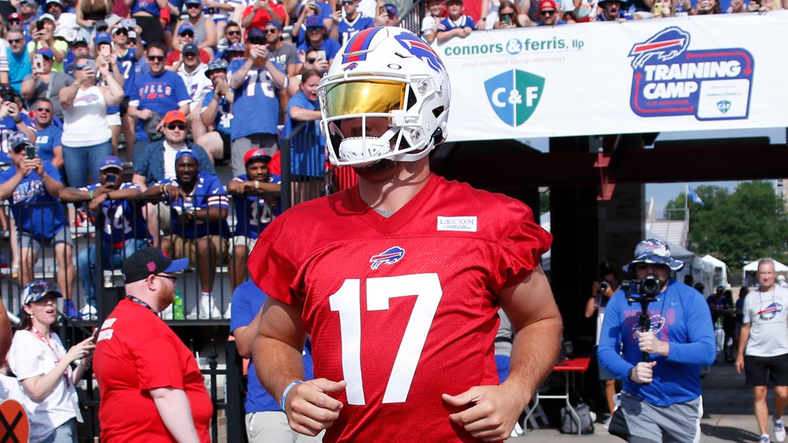 Josh Allen, Buffalo Bills open training camp in Rochester NY