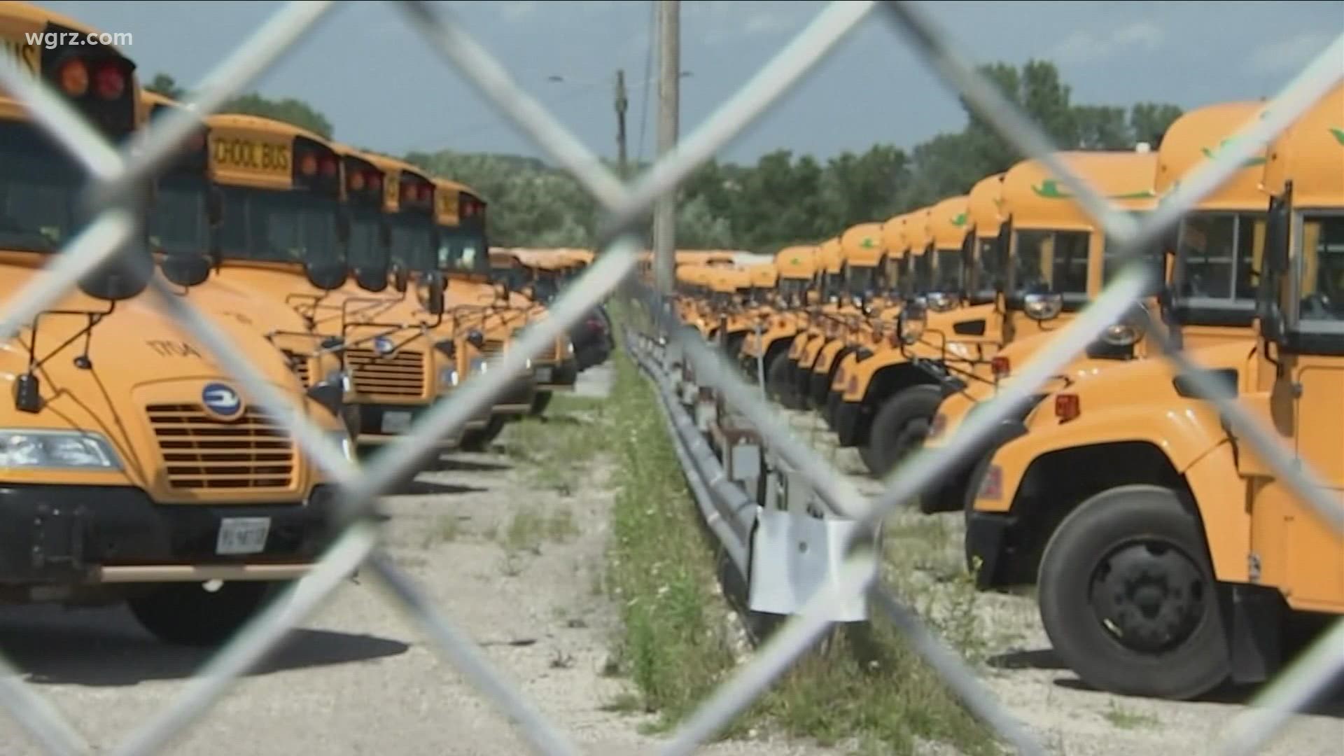 School districts in Western New York have a shortage of school bus drivers.