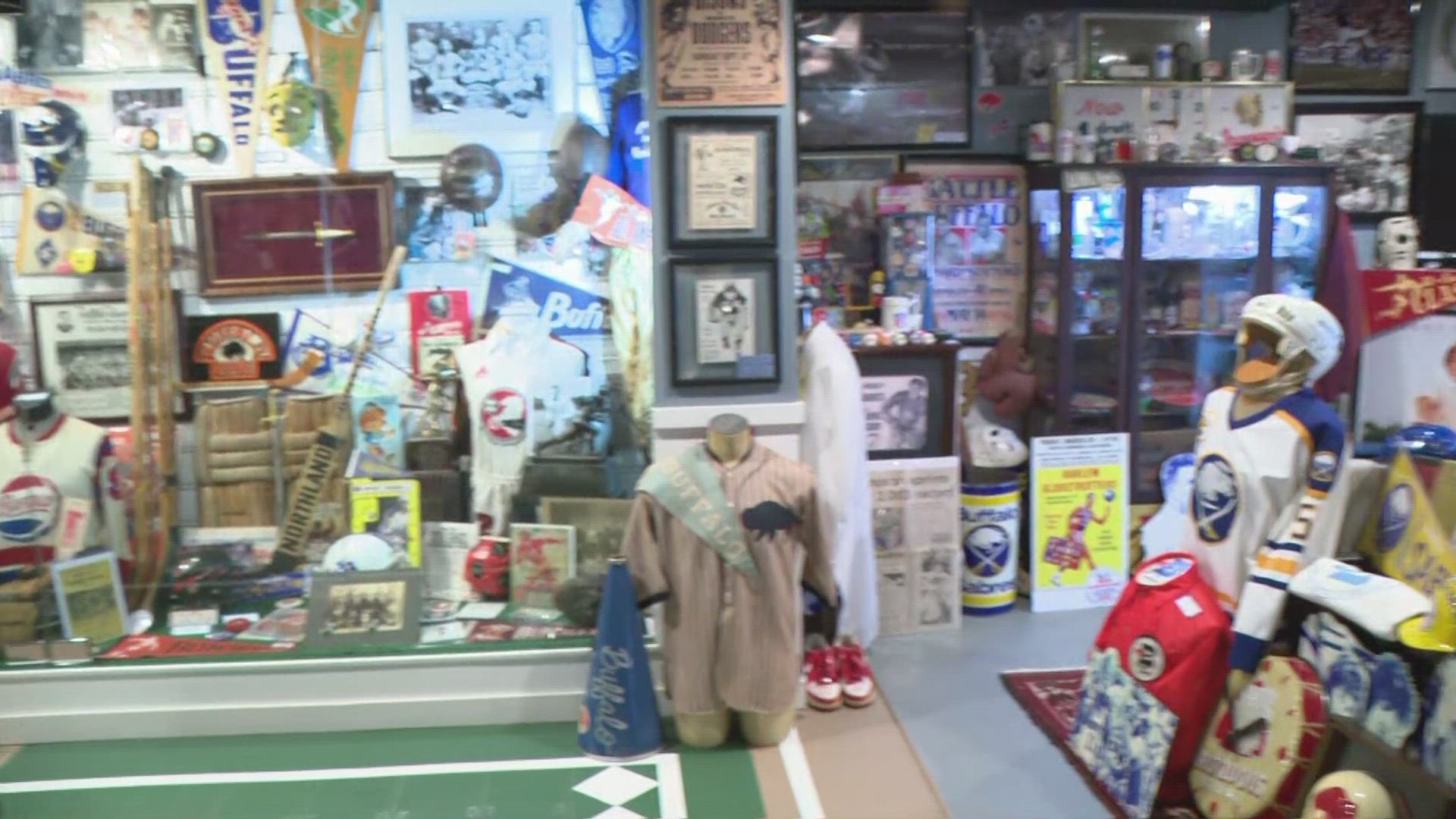 Memories created through sports lives on in this Grand Island basement.
