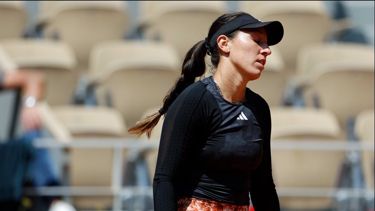 Jessica Pegula, American seeded No. 3, loses at French Open to Elise Mertens