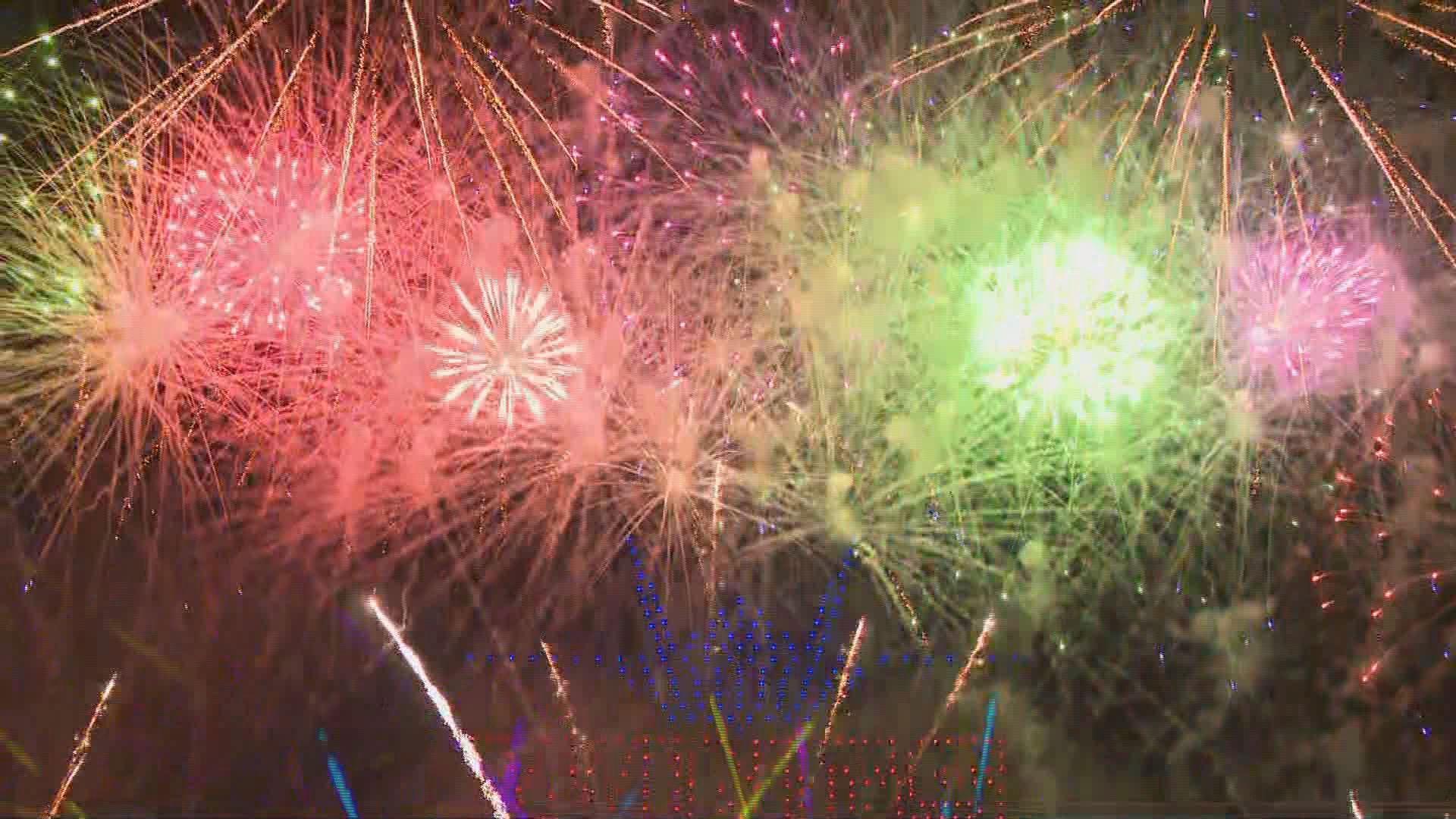 A special fireworks and drone show was held on Saturday, Aug. 30, 2025, at the Wings over Batavia Air Show.