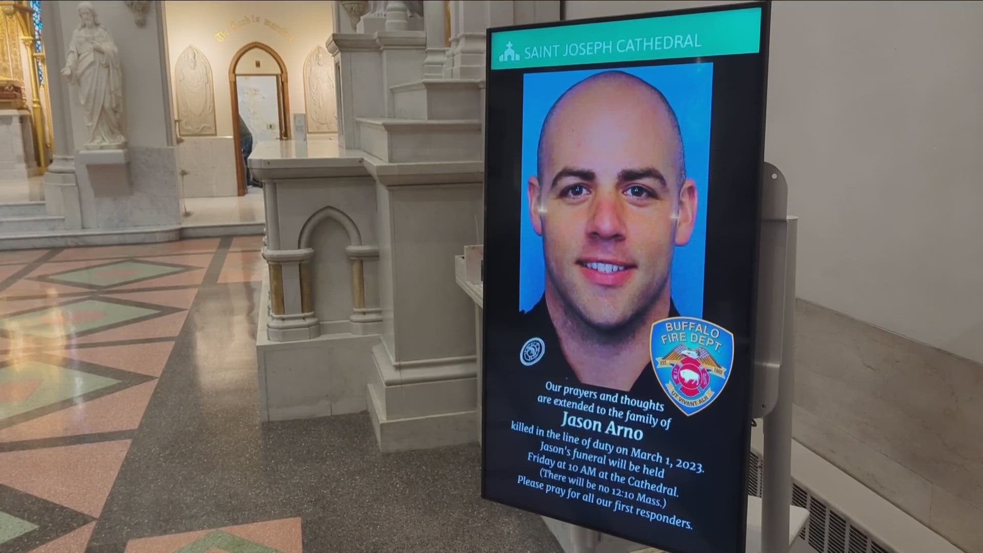 Arrangements for Firefighter Jason Arno announced ahead of funeral Friday