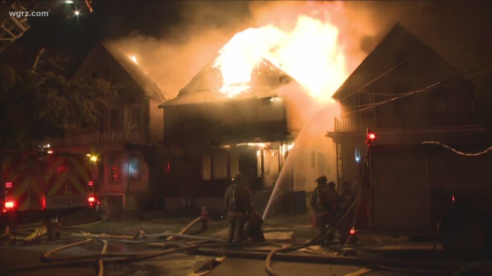 Fire destroys house on Box Avenue in Buffalo